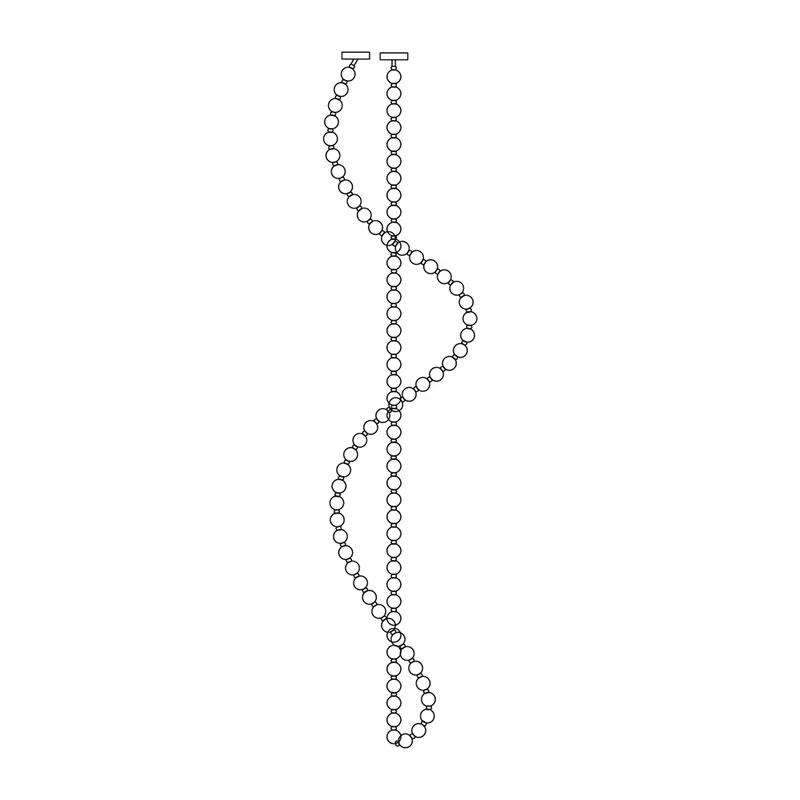 Pearl Necklace Balls Chandelier - Image 38