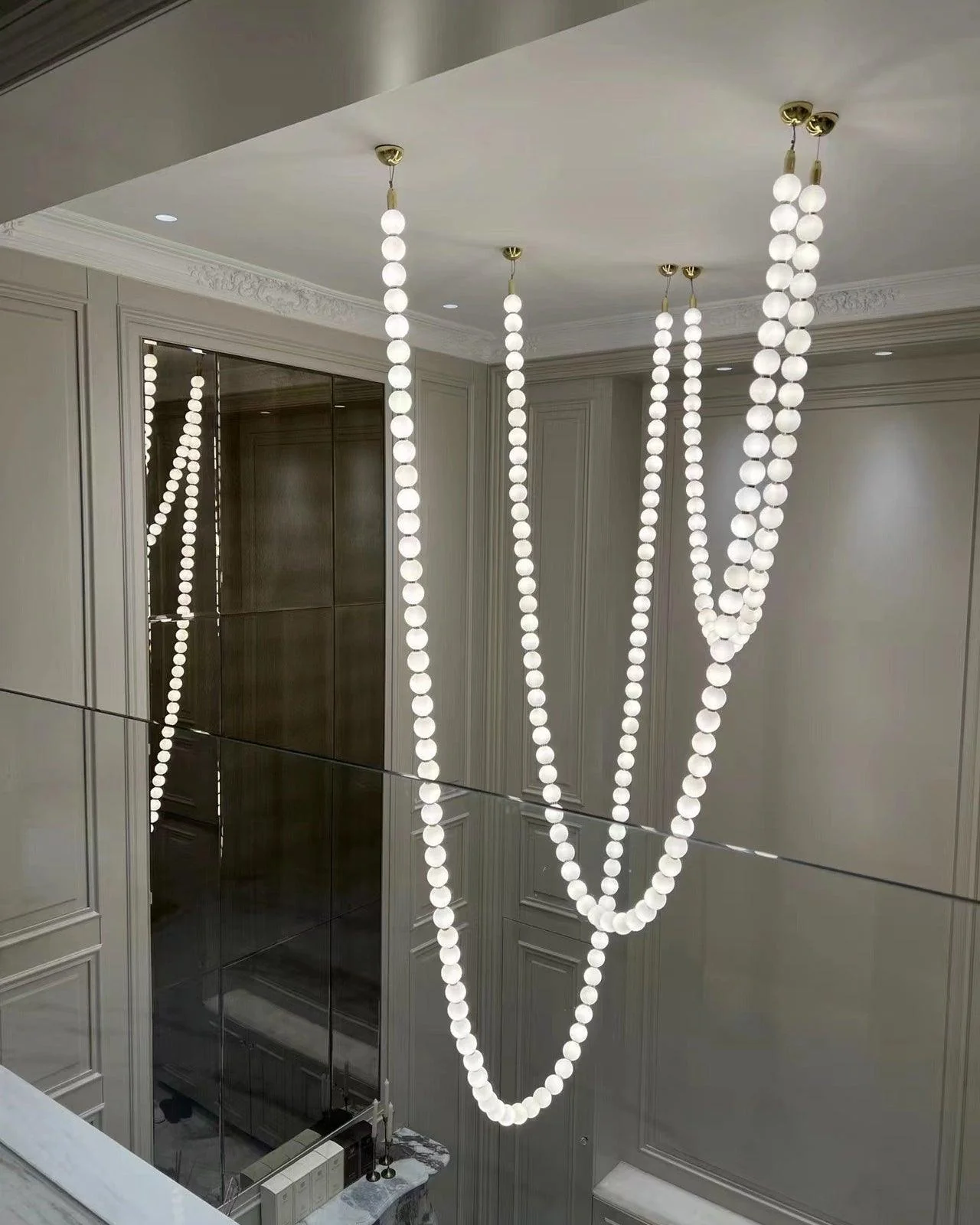 Pearl Necklace Balls Chandelier - Image 53
