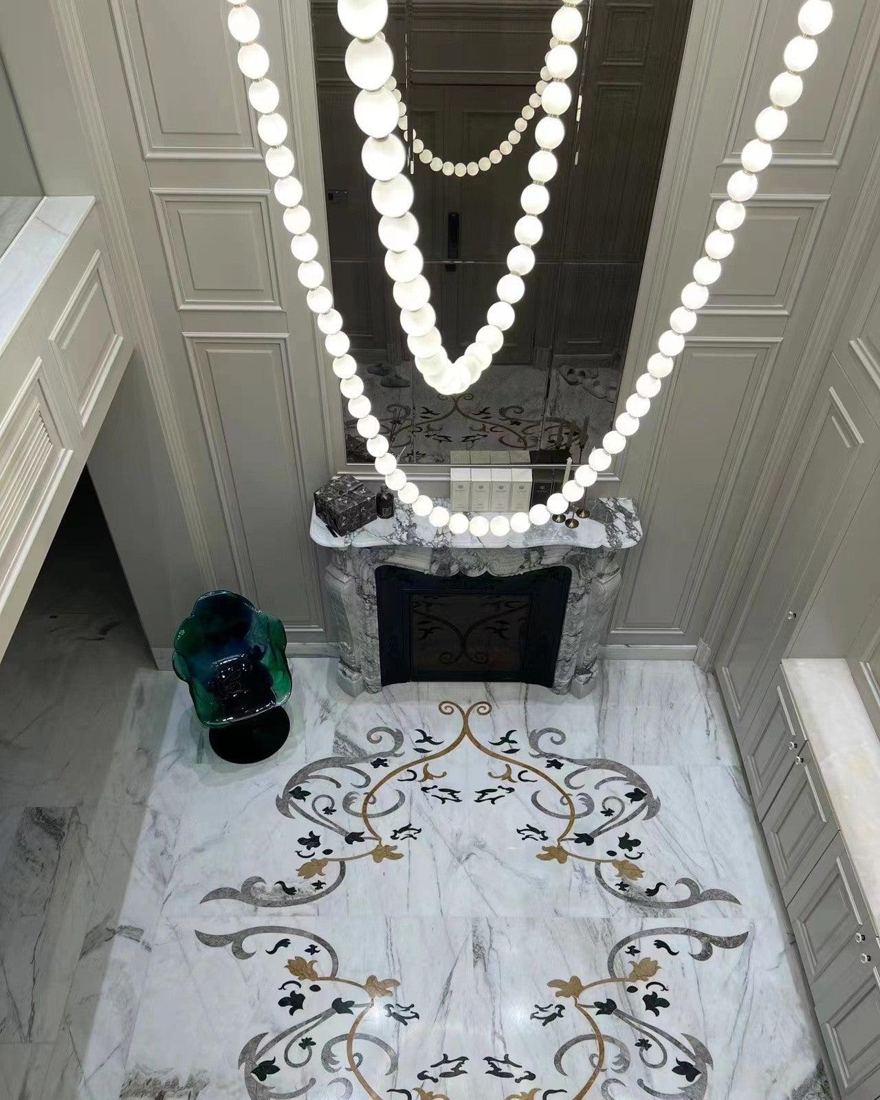 Pearl Necklace Balls Chandelier - Image 92