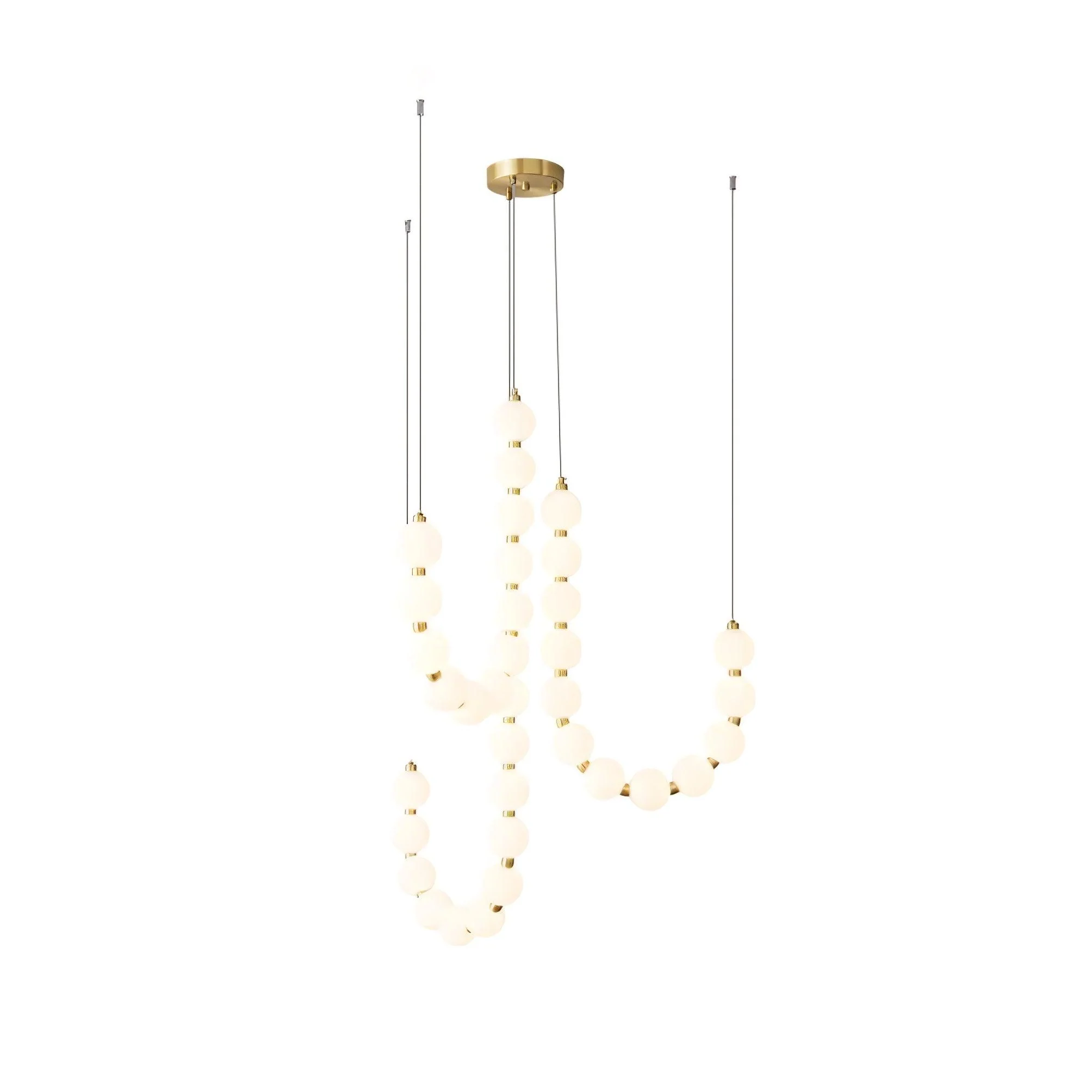 Acrylic Pearl Necklace Chandelier - Image 24