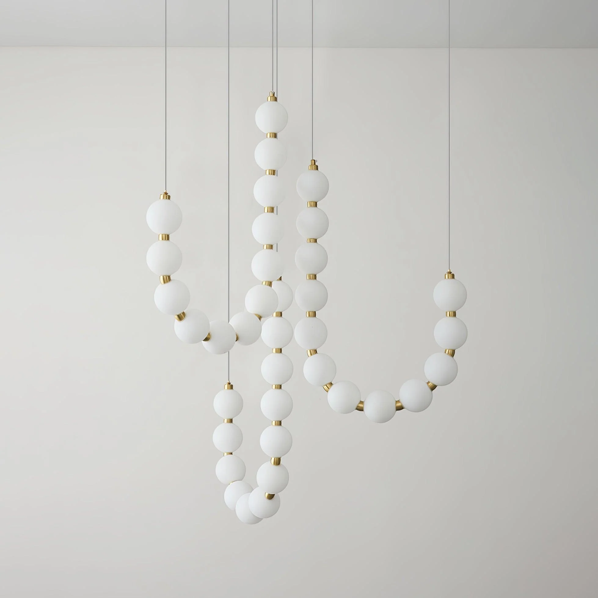 Acrylic Pearl Necklace Chandelier - Image 36