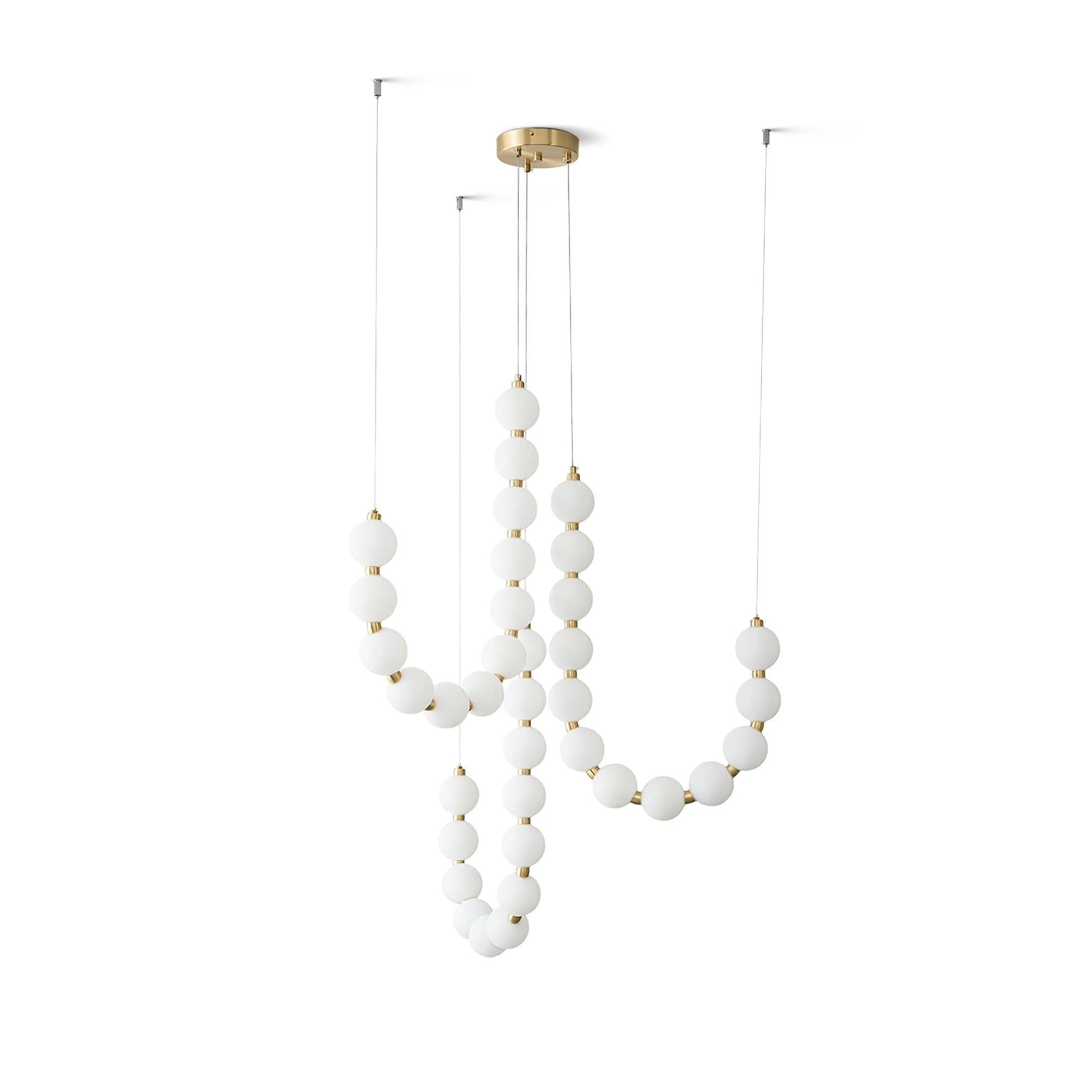 Acrylic Pearl Necklace Chandelier - Image 38