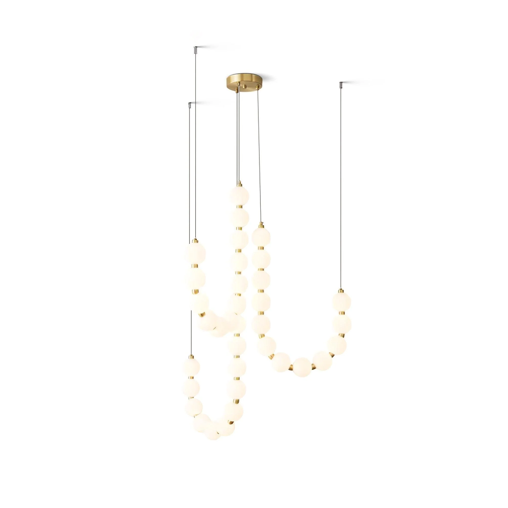 Acrylic Pearl Necklace Chandelier - Image 43