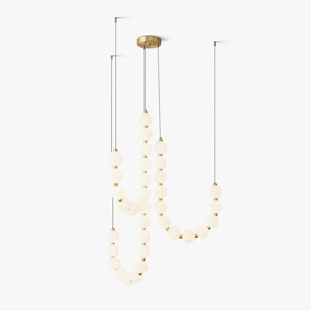 Acrylic Pearl Necklace Chandelier - Image 48