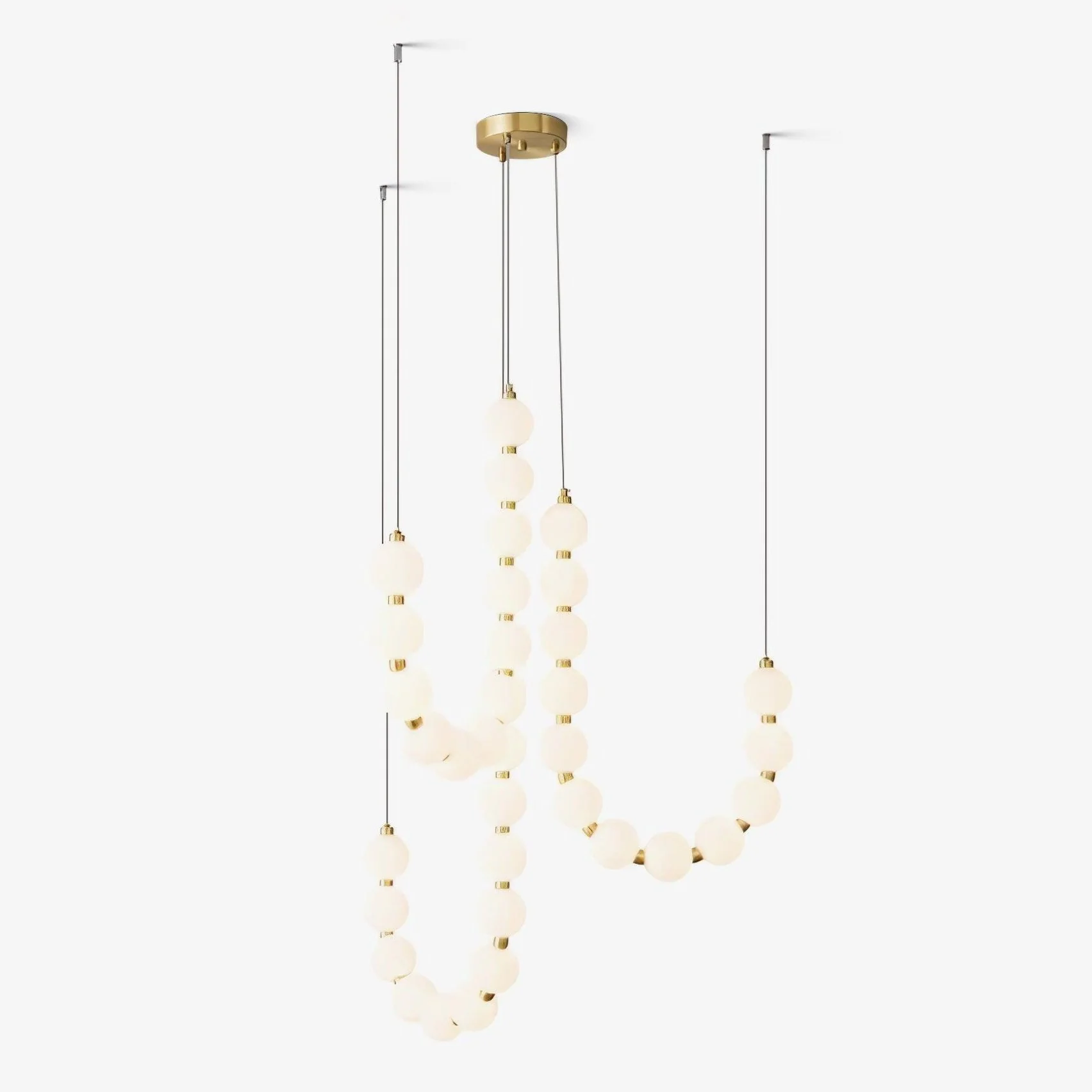 Acrylic Pearl Necklace Chandelier - Image 53