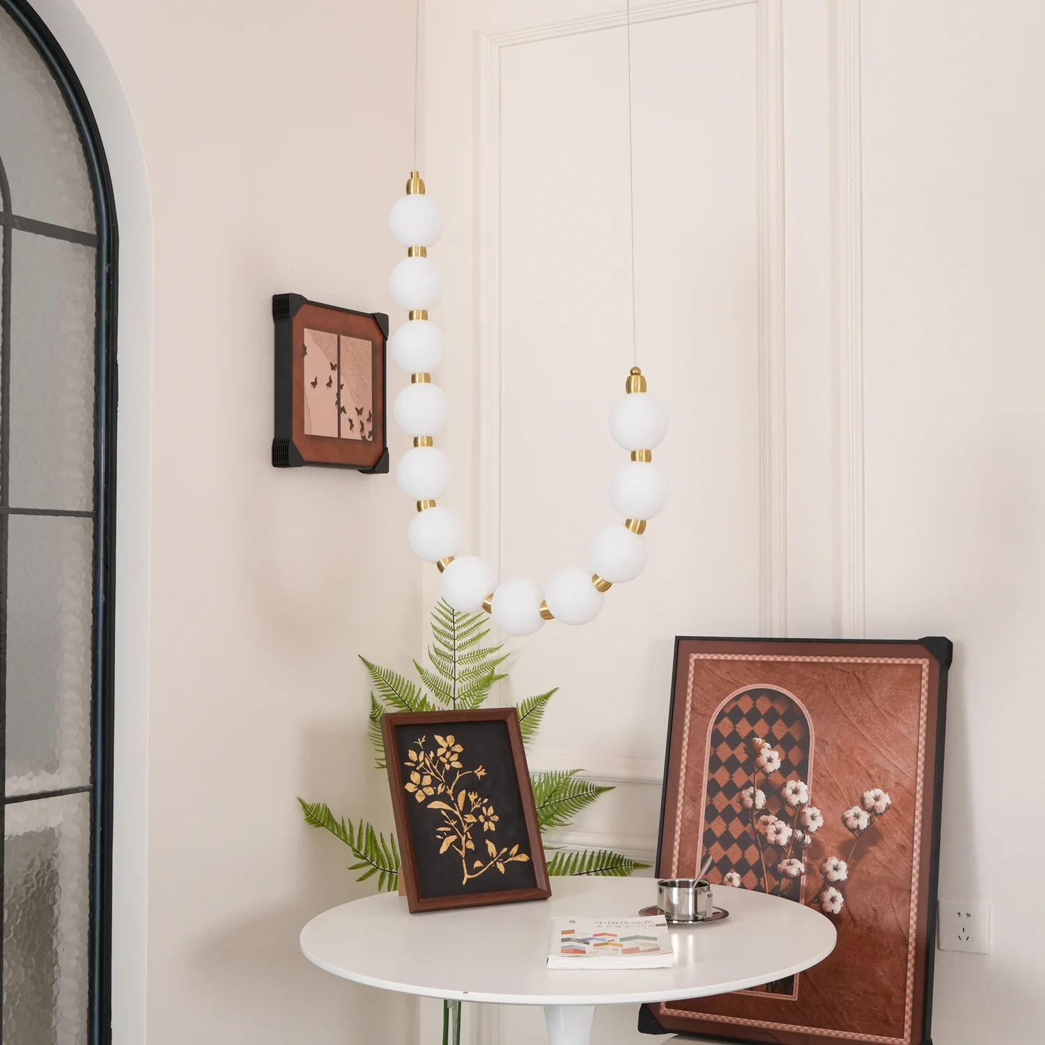Acrylic Pearl Necklace Chandelier - Image 54