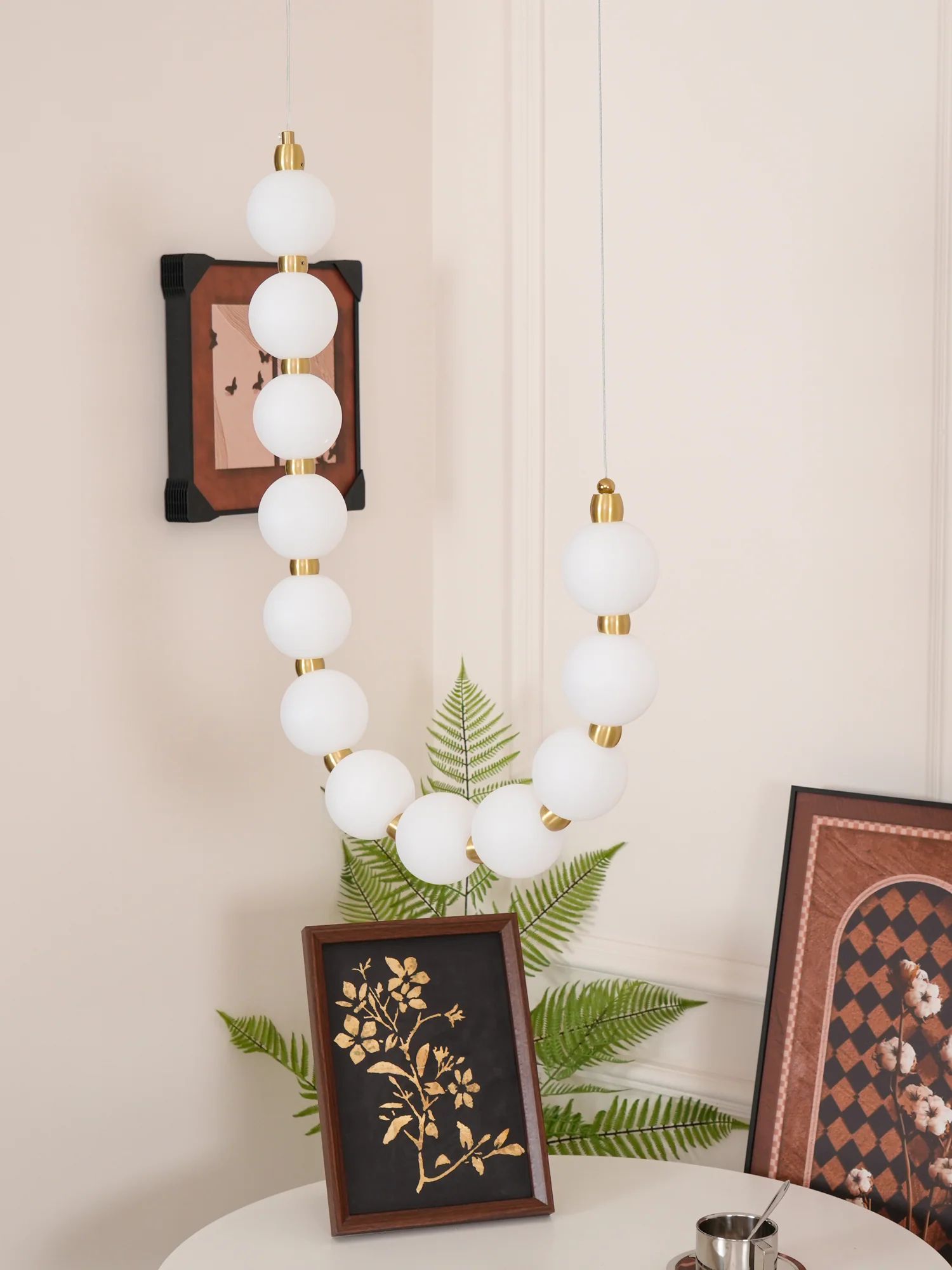 Acrylic Pearl Necklace Chandelier - Image 57