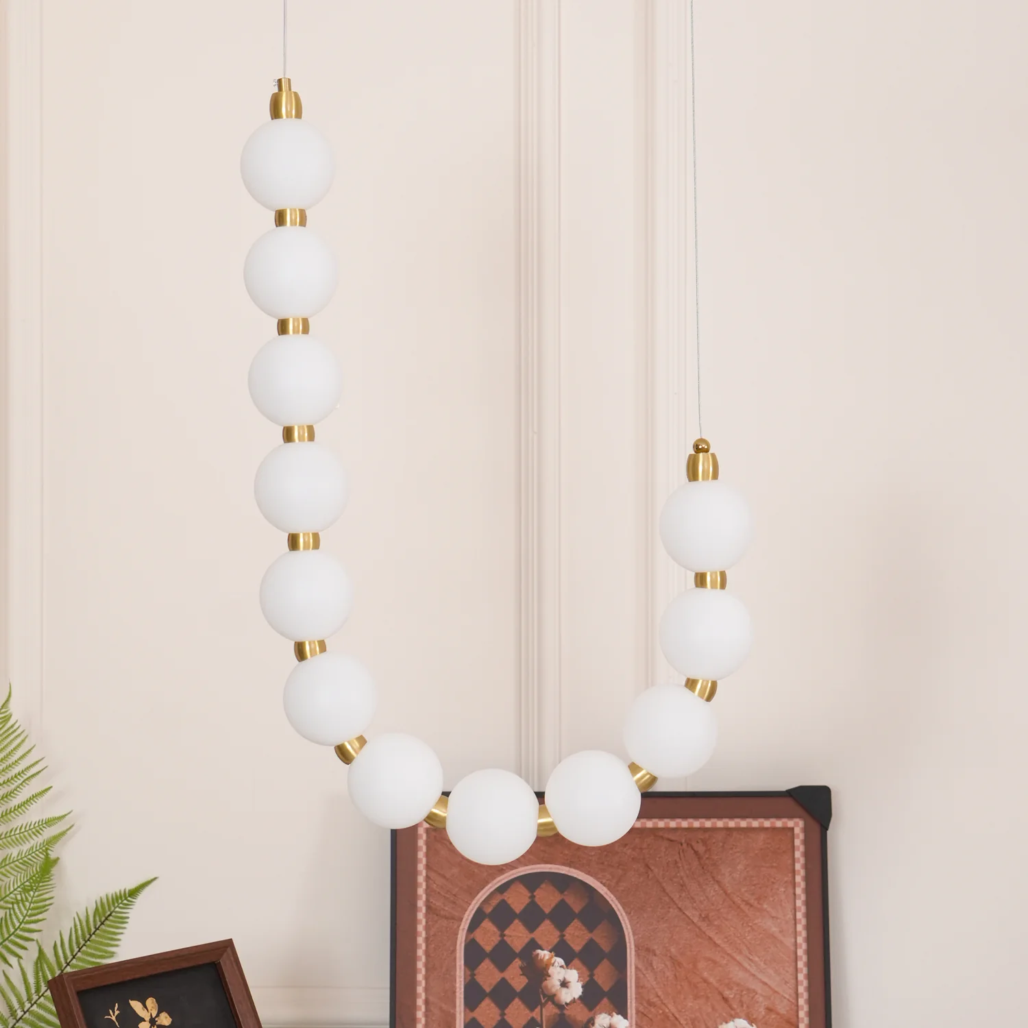 Acrylic Pearl Necklace Chandelier - Image 58