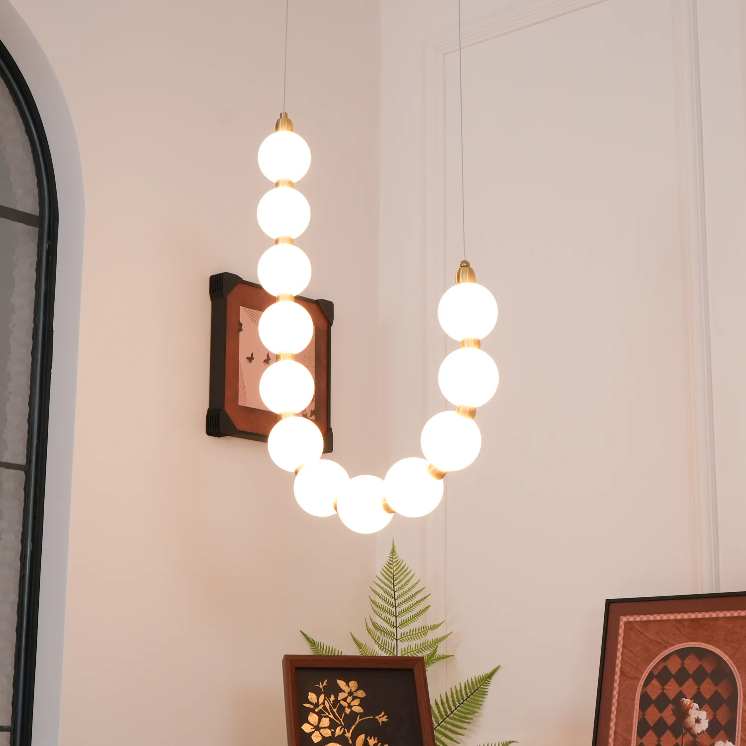 Acrylic Pearl Necklace Chandelier - Image 61
