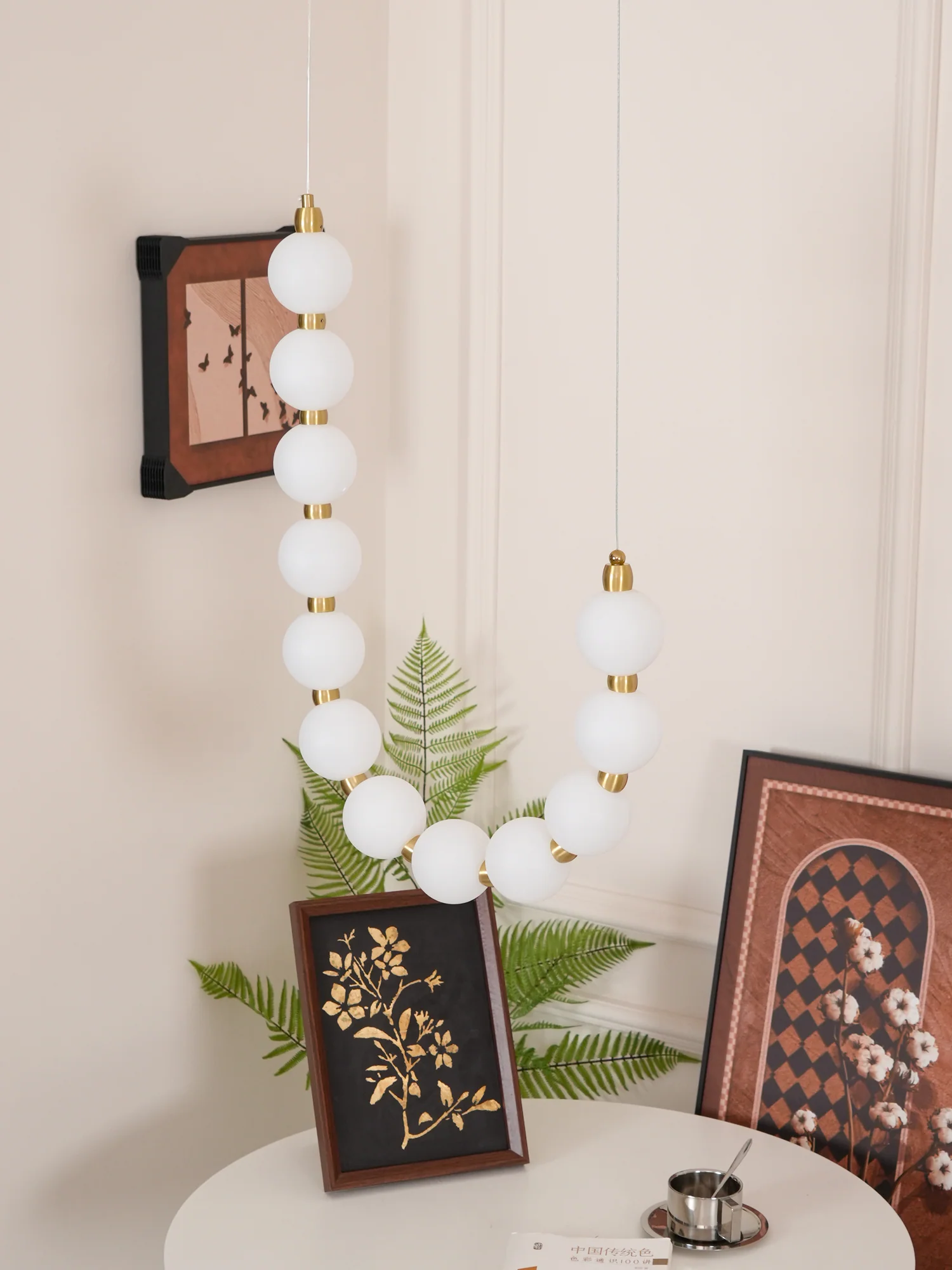Acrylic Pearl Necklace Chandelier - Image 62