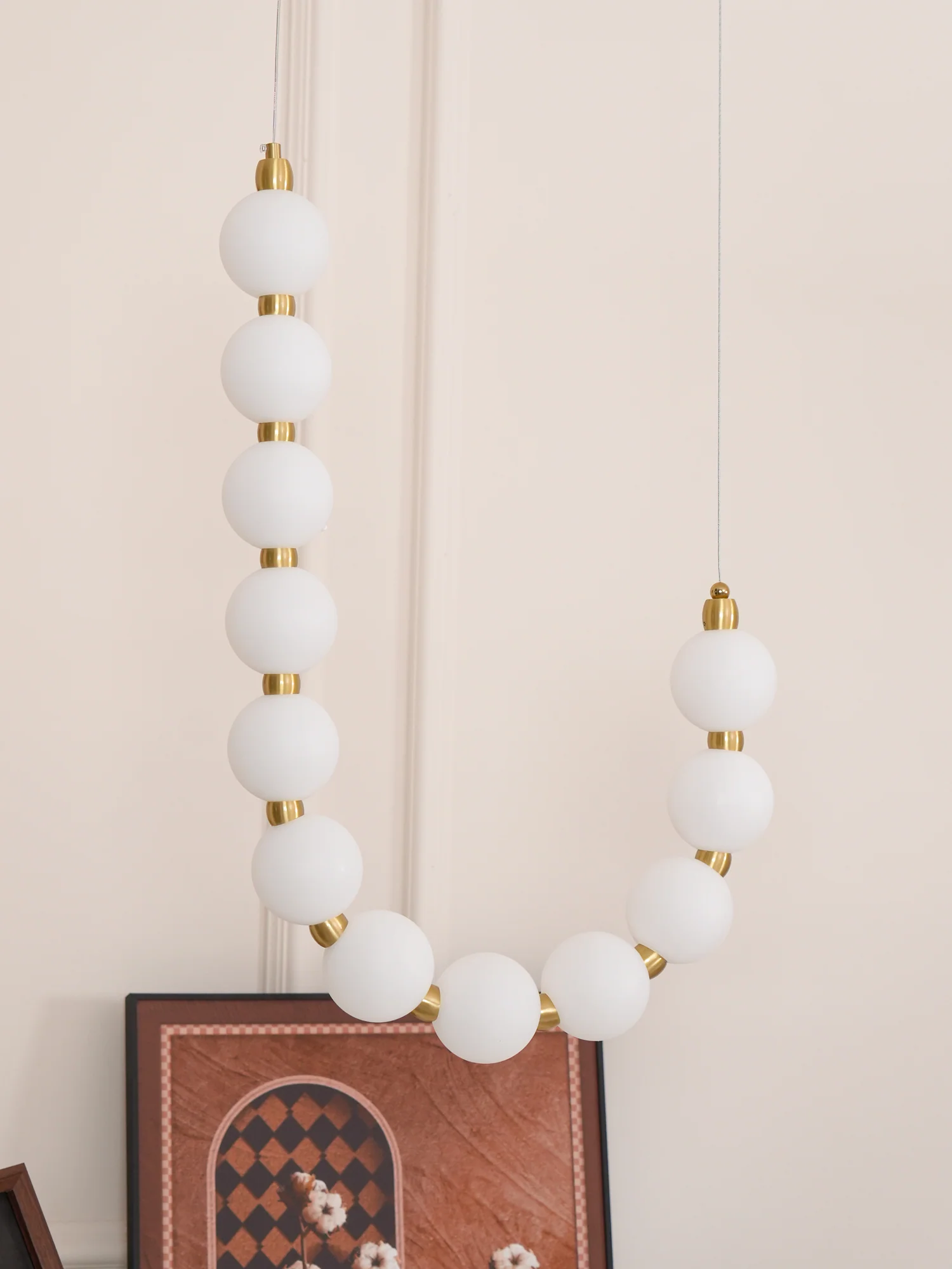 Acrylic Pearl Necklace Chandelier - Image 63