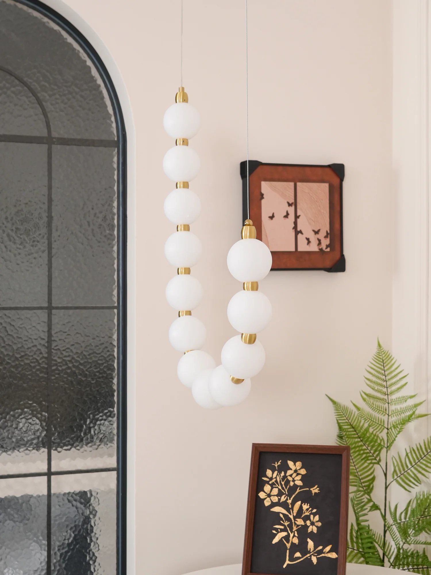 Acrylic Pearl Necklace Chandelier - Image 64