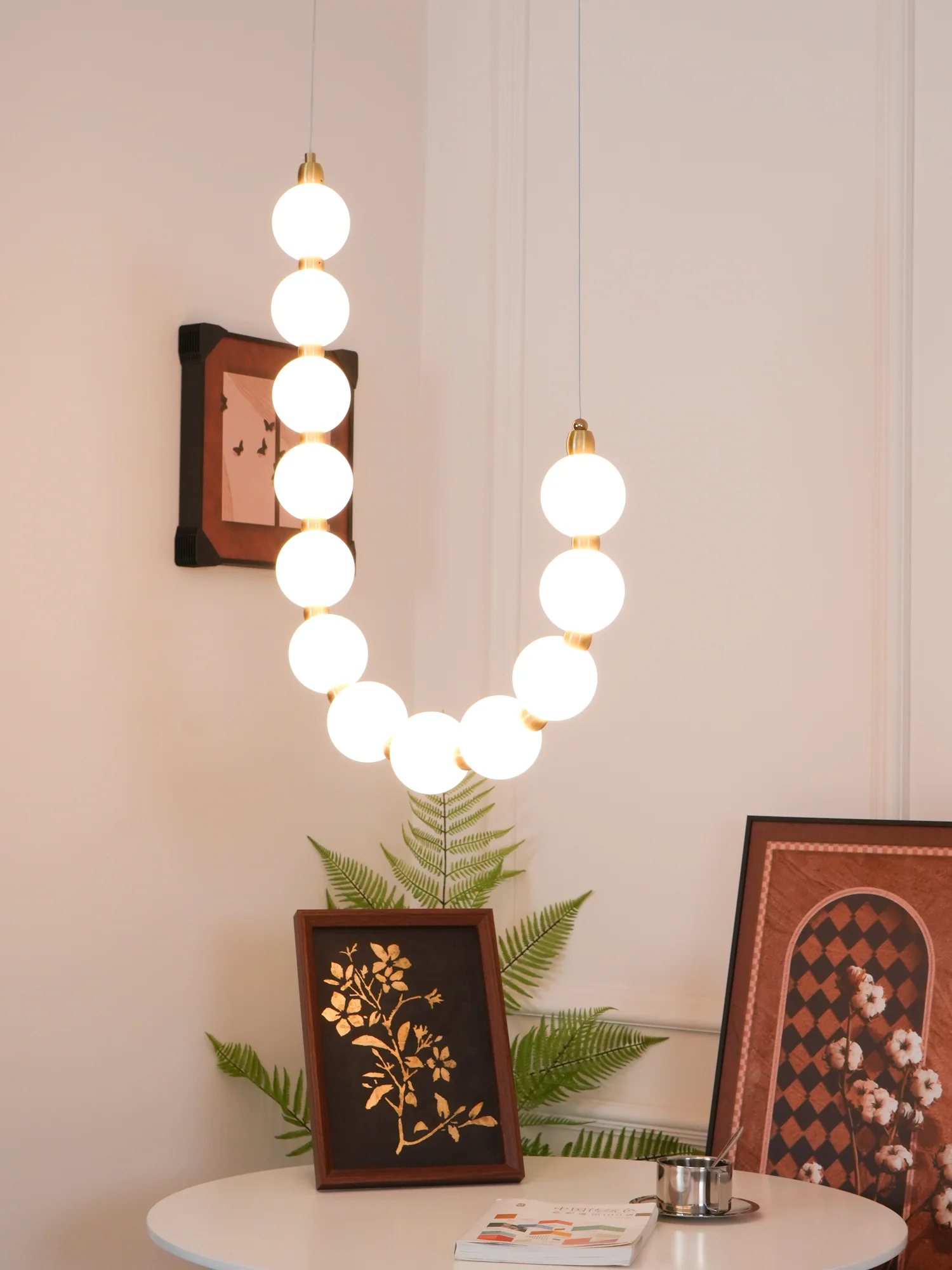 Acrylic Pearl Necklace Chandelier - Image 65