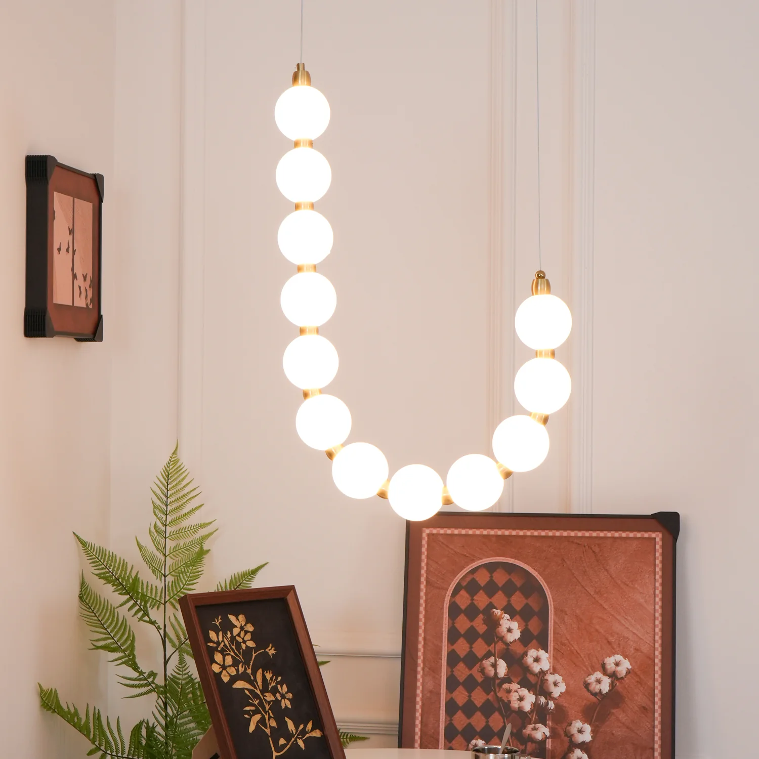 Acrylic Pearl Necklace Chandelier - Image 66