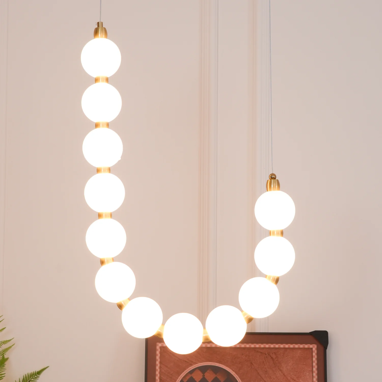 Acrylic Pearl Necklace Chandelier - Image 67