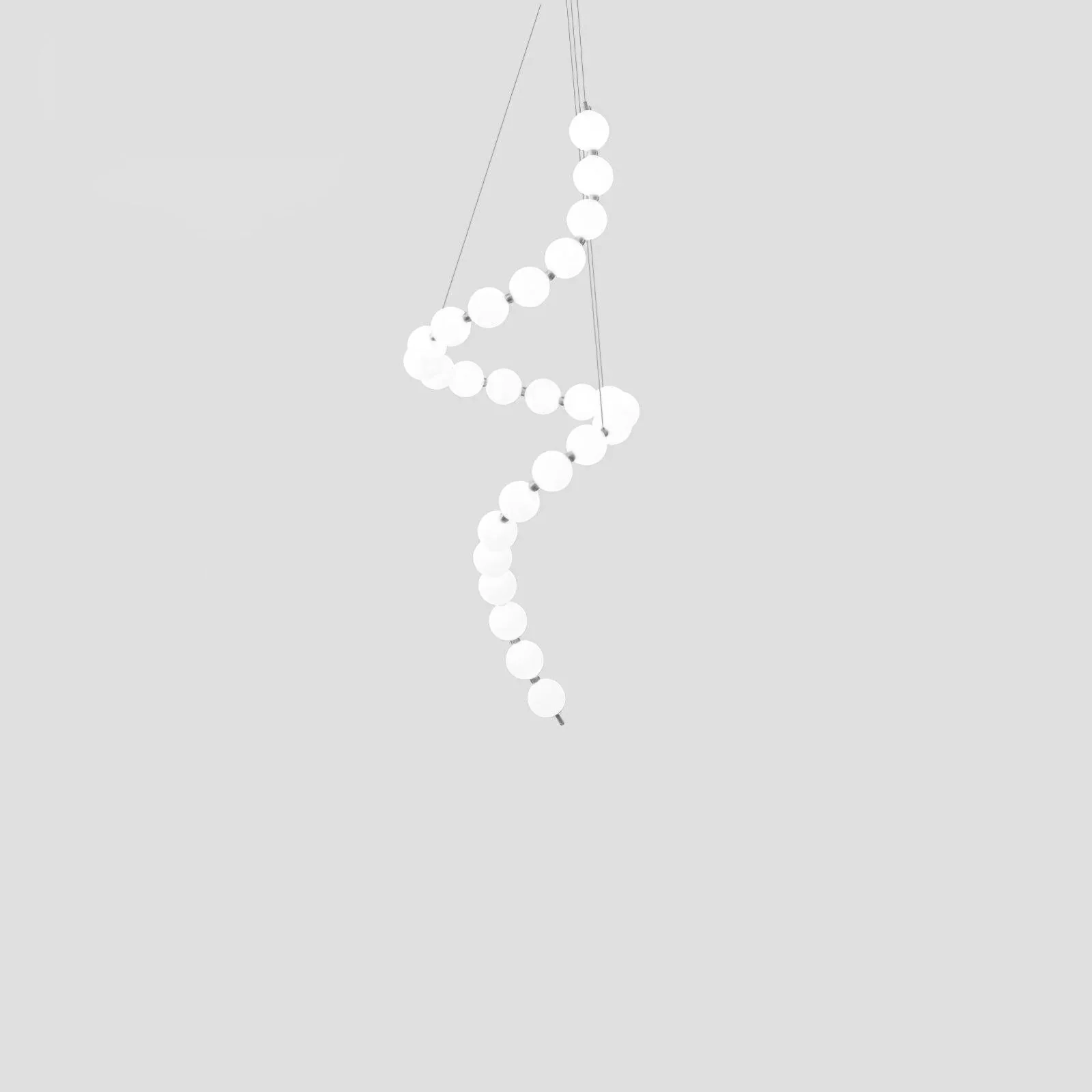 Acrylic Pearl Necklace Chandelier - Image 73