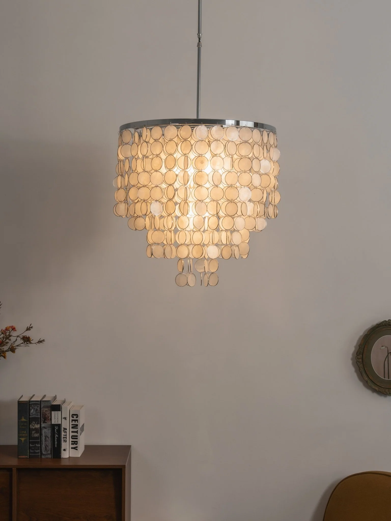 Pearl Shell Chandelier - Image 11
