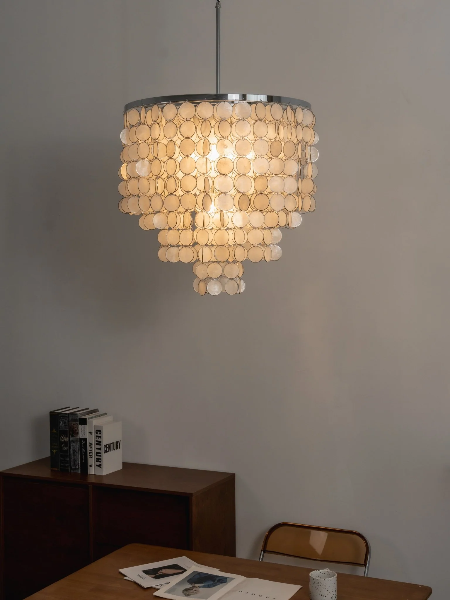 Pearl Shell Chandelier - Image 12