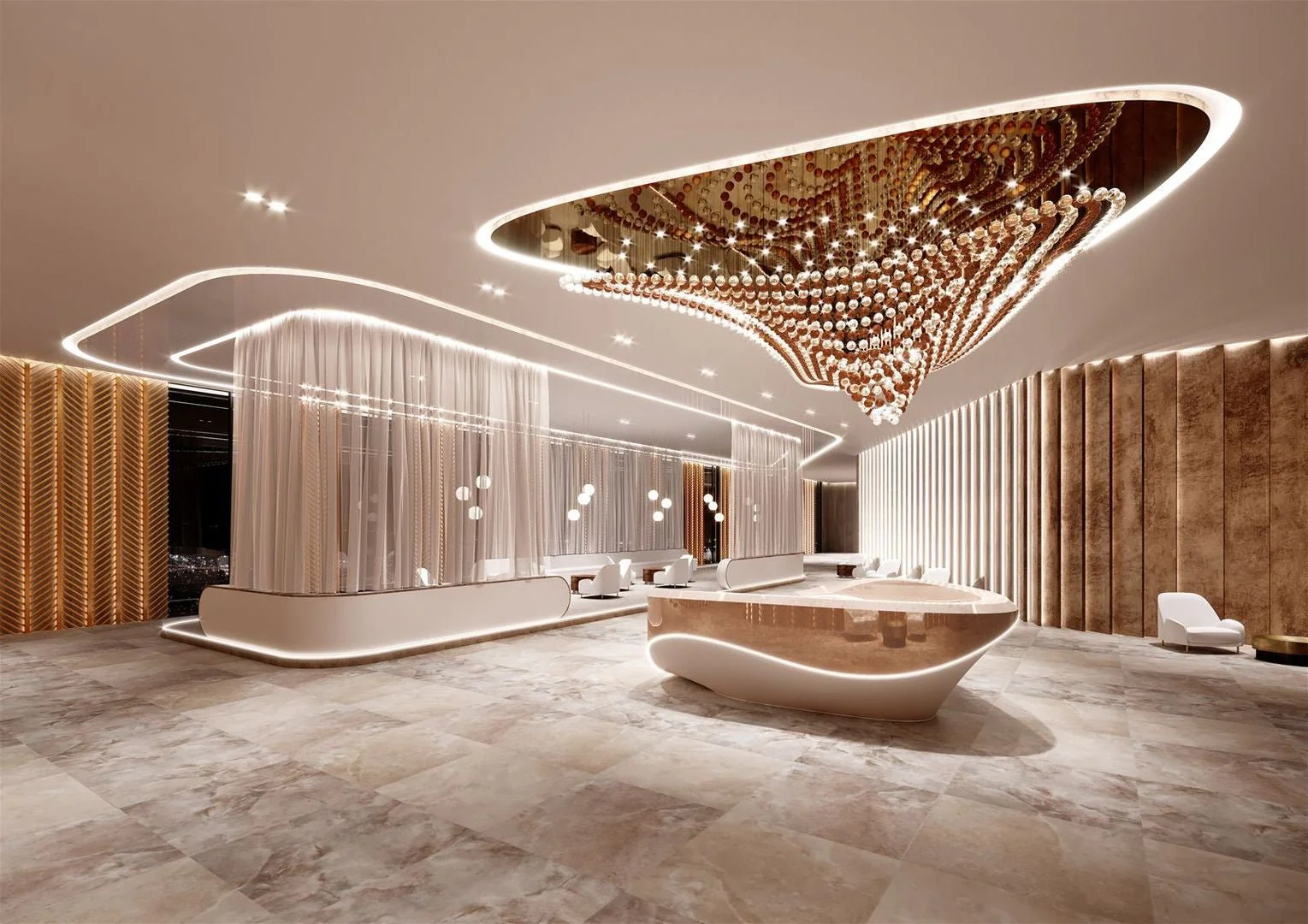 Pearl Wave Chandelier - Image 16