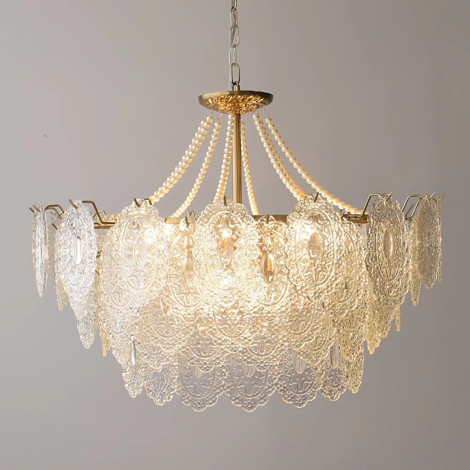 Pearls Glass Chandelier - Image 22