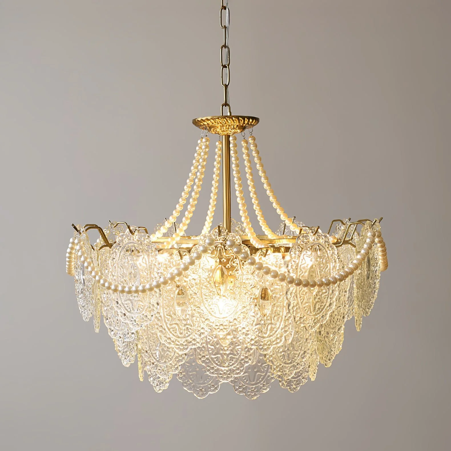 Pearls Glass Chandelier - Image 23