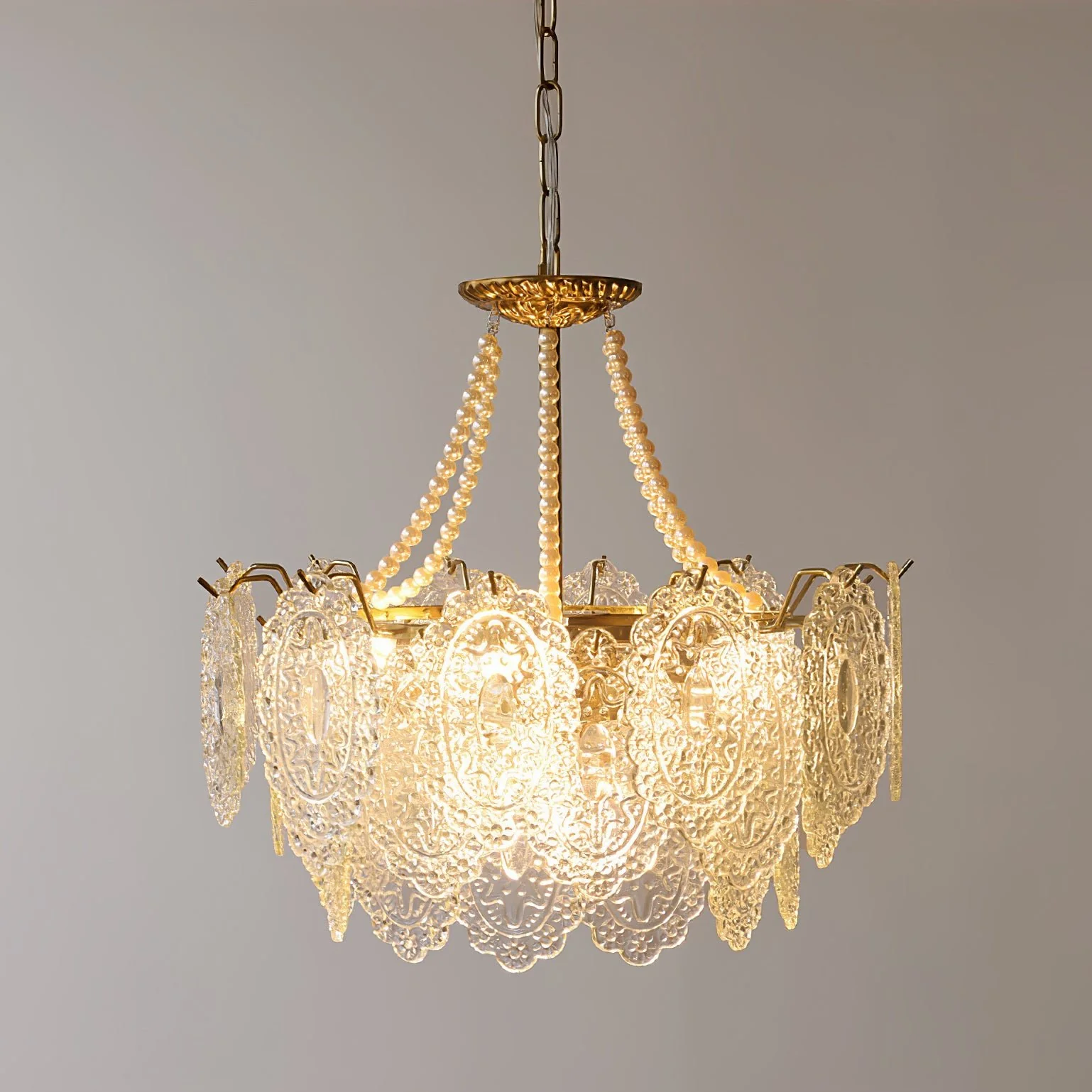 Pearls Glass Chandelier - Image 26