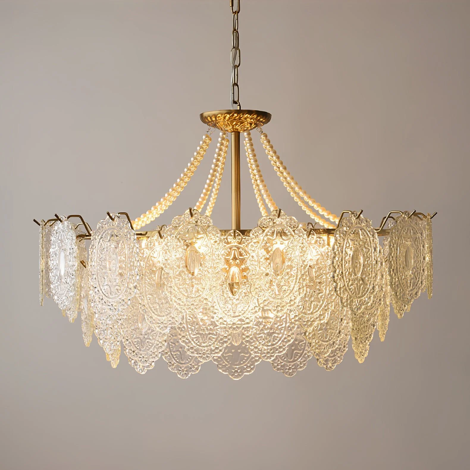 Pearls Glass Chandelier - Image 31