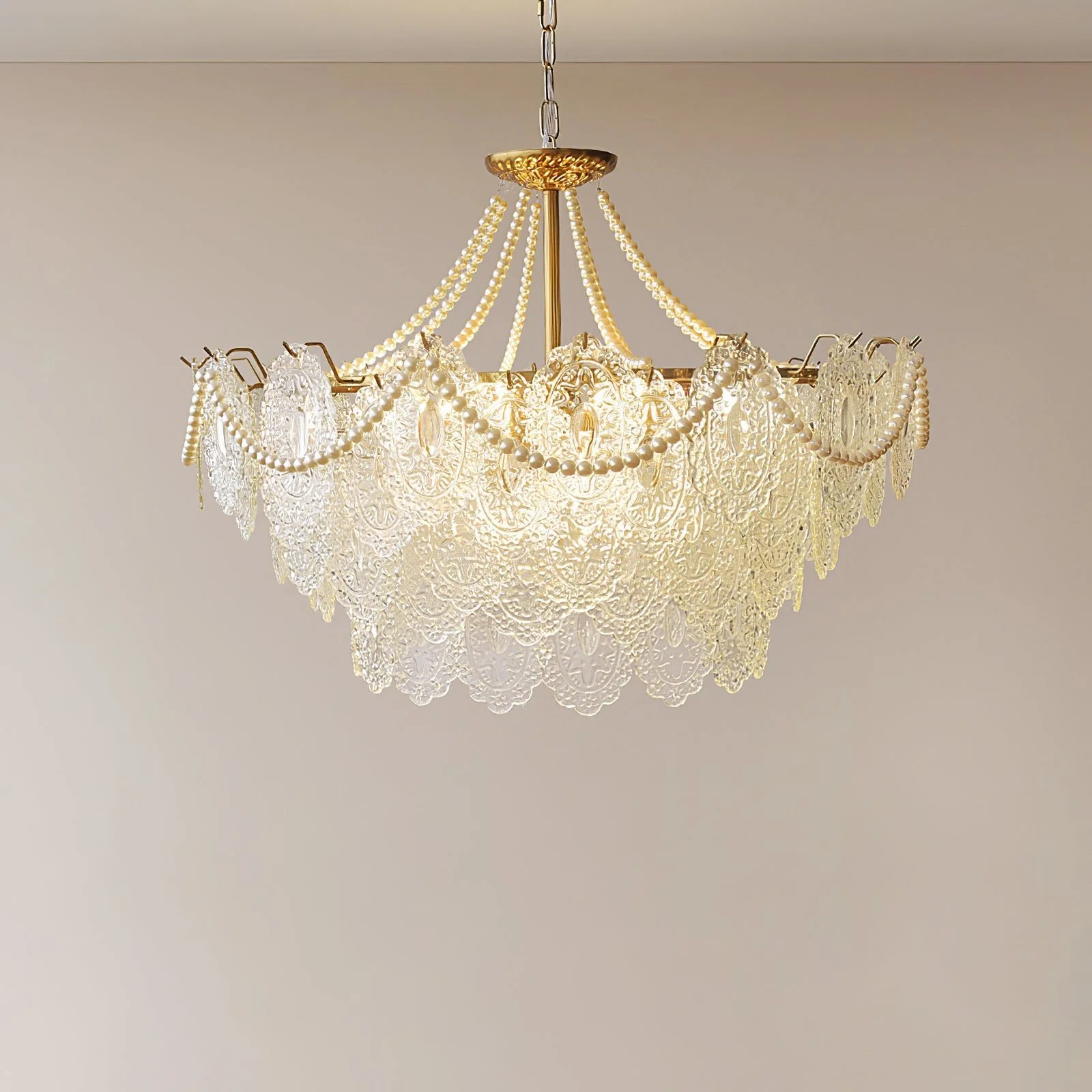 Pearls Glass Chandelier - Image 34