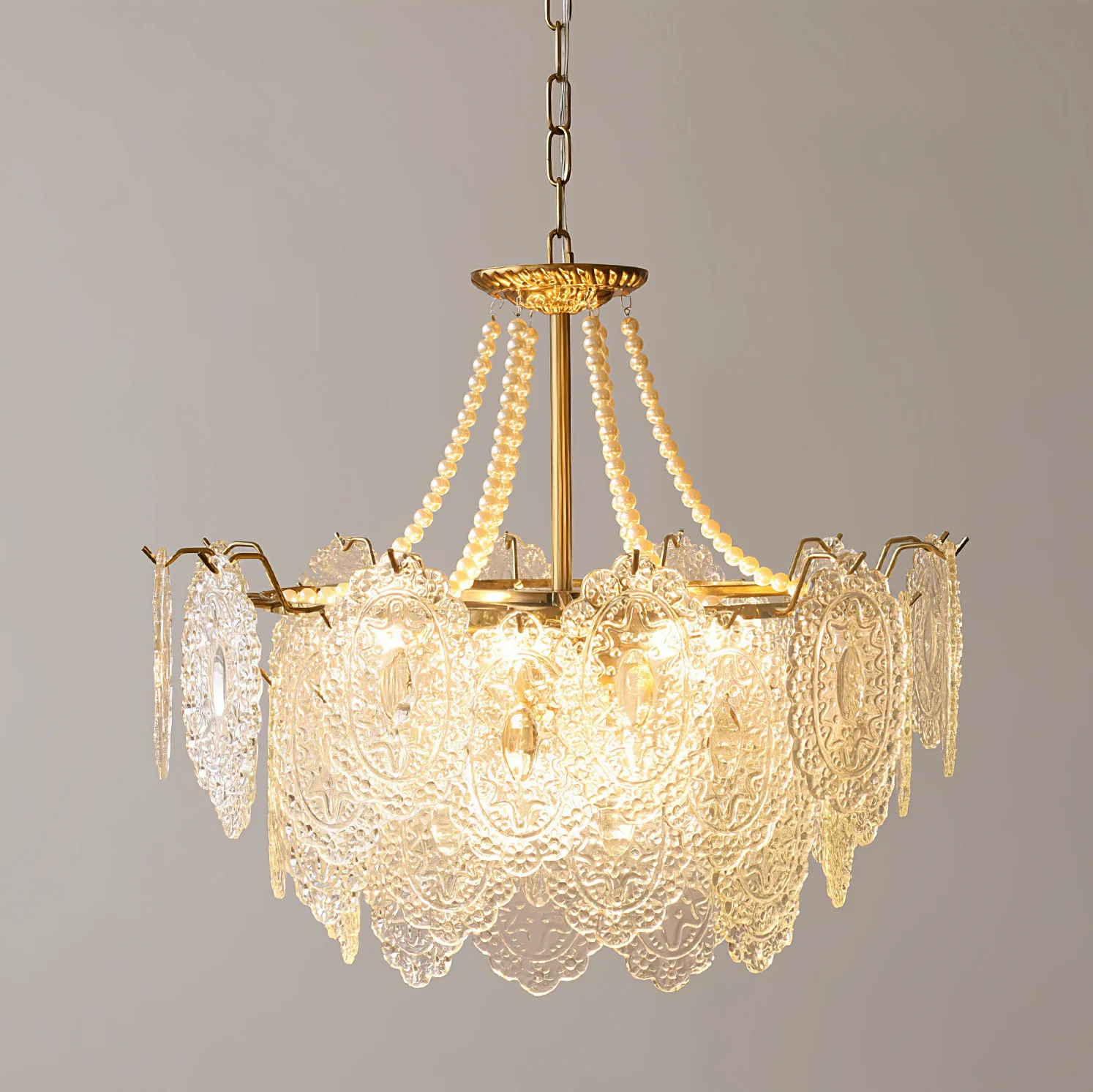 Pearls Glass Chandelier - Image 47