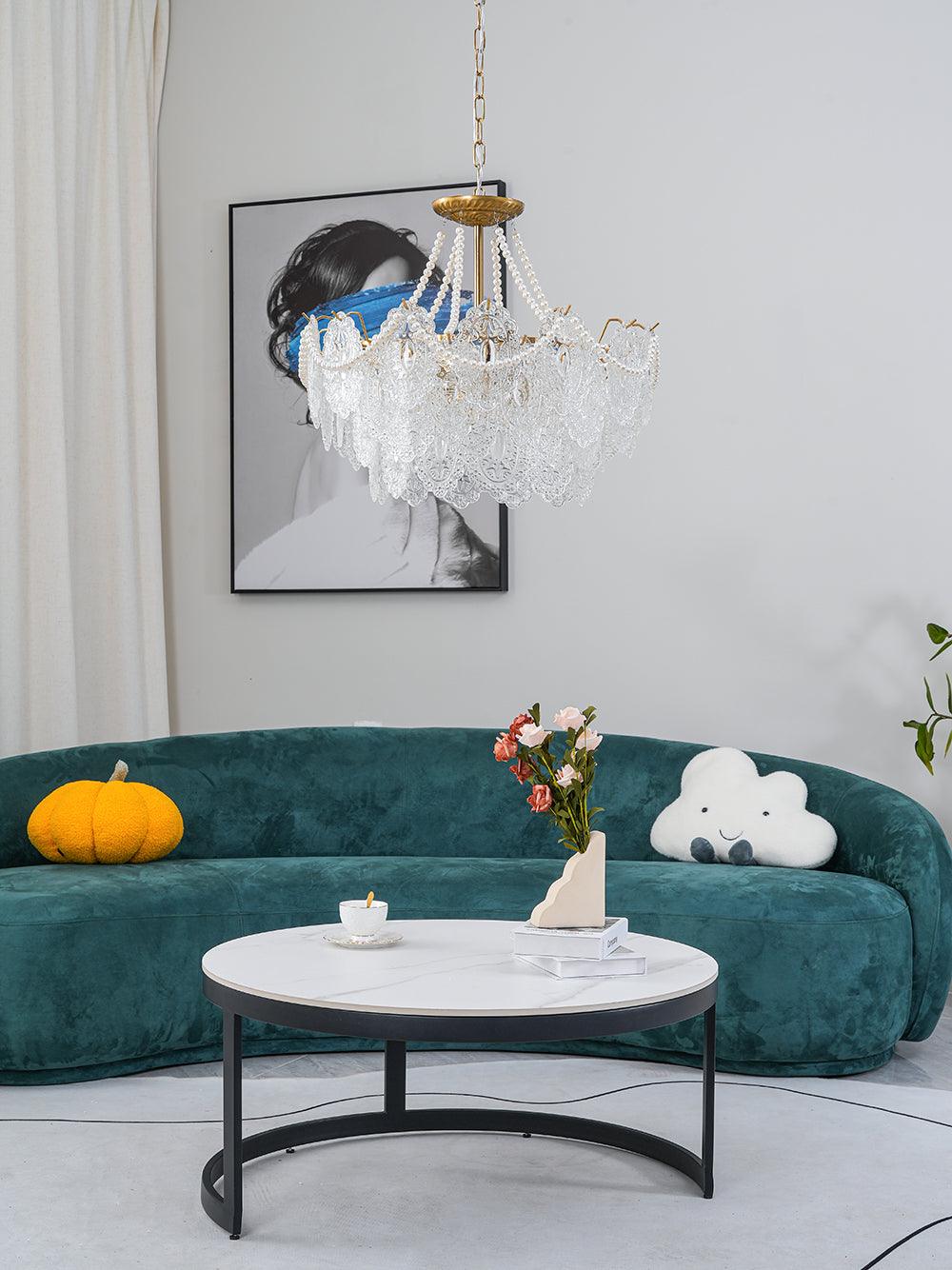 Pearls Glass Chandelier - Image 8
