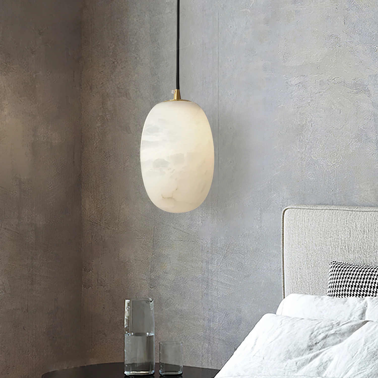Pebble Alabaster Pendant Lamp - Image 3