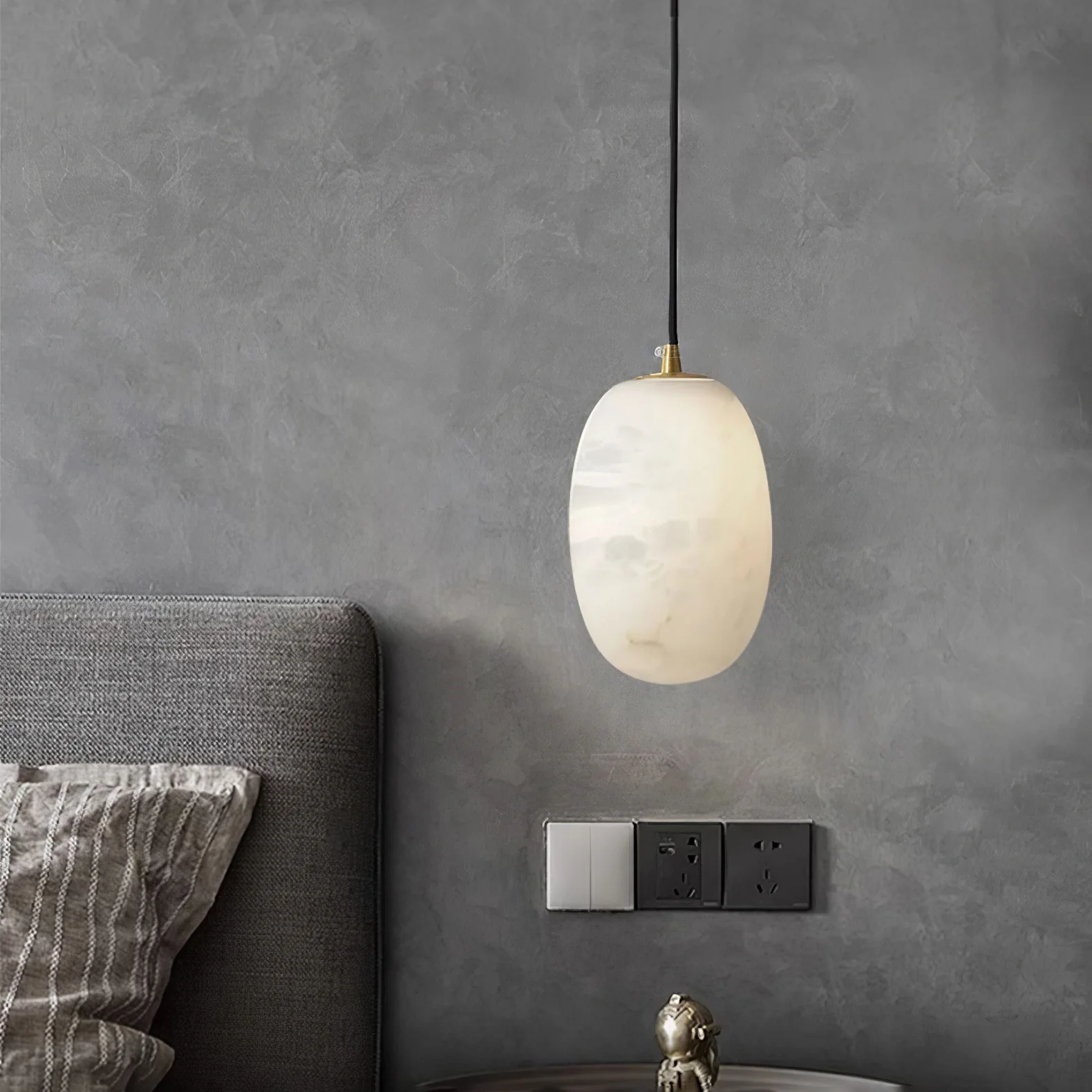 Pebble Alabaster Pendant Lamp - Image 7
