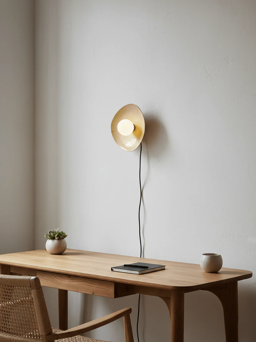 Pebble Disc Plug-in Wall Light - Image 4