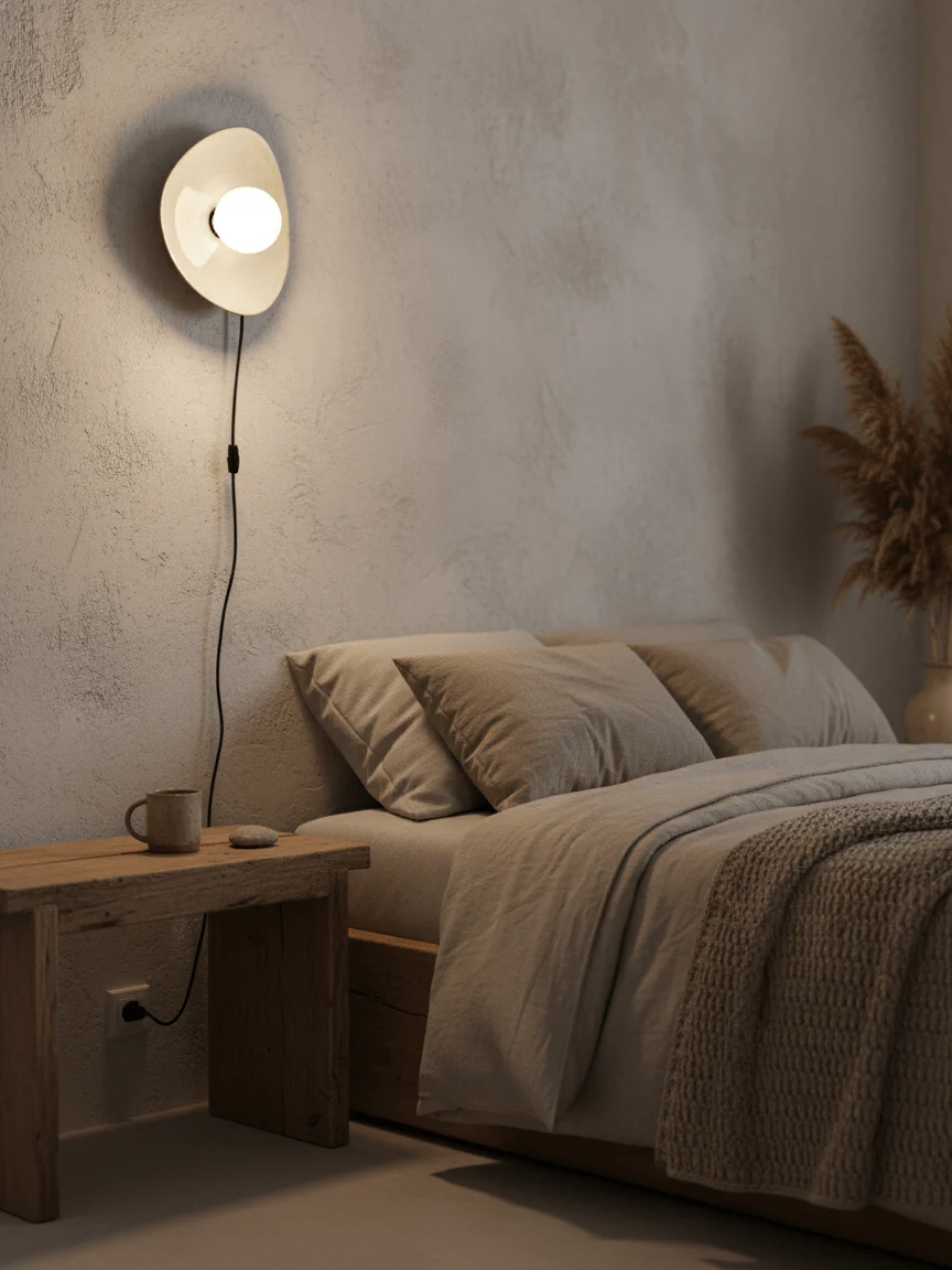 Pebble Disc Plug-in Wall Light - Image 9