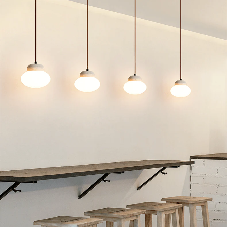 Pebble Sphere Pendant Lamp - Image 4