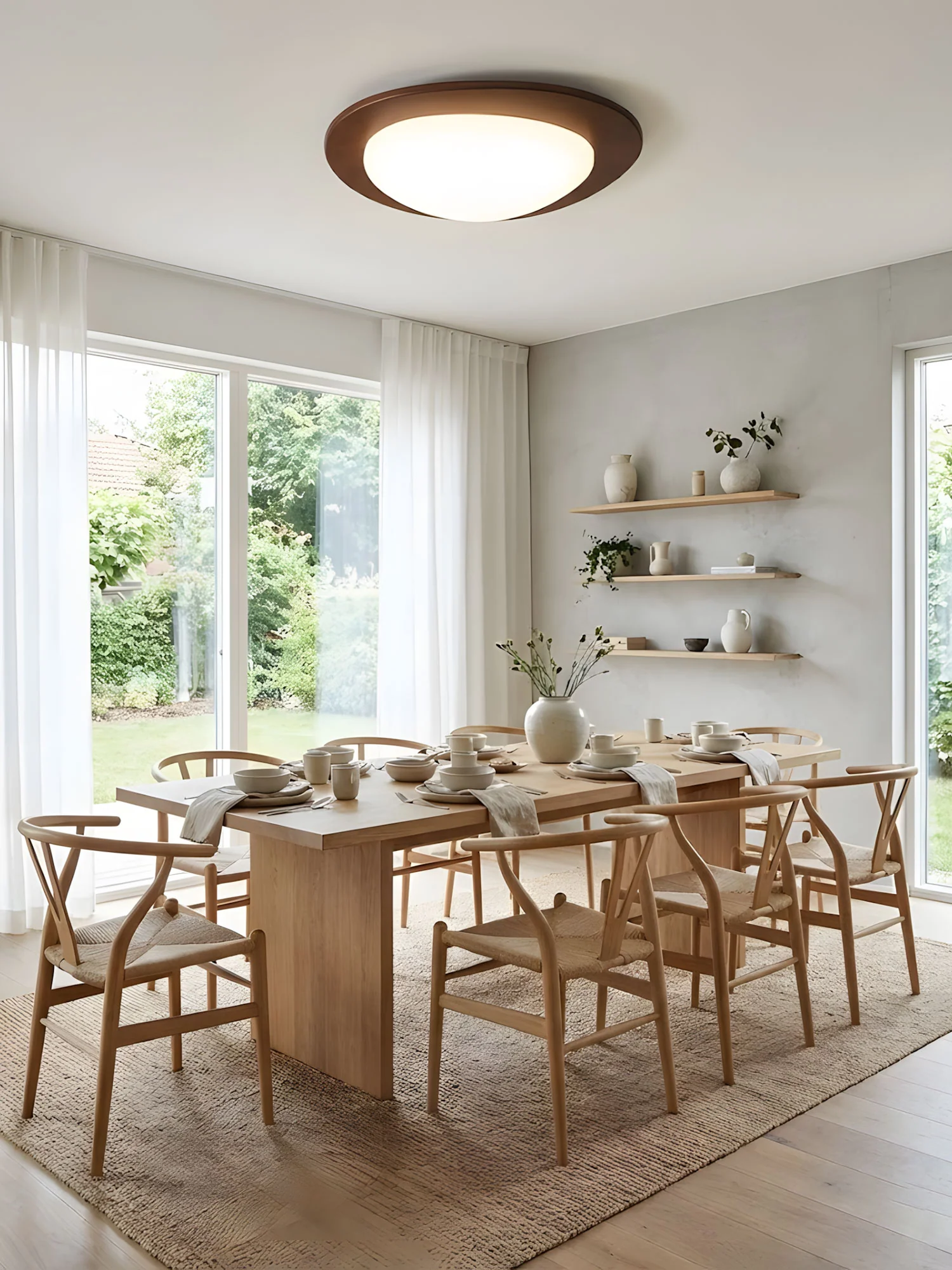 Pebble Wooden Ceiling Light - Image 4