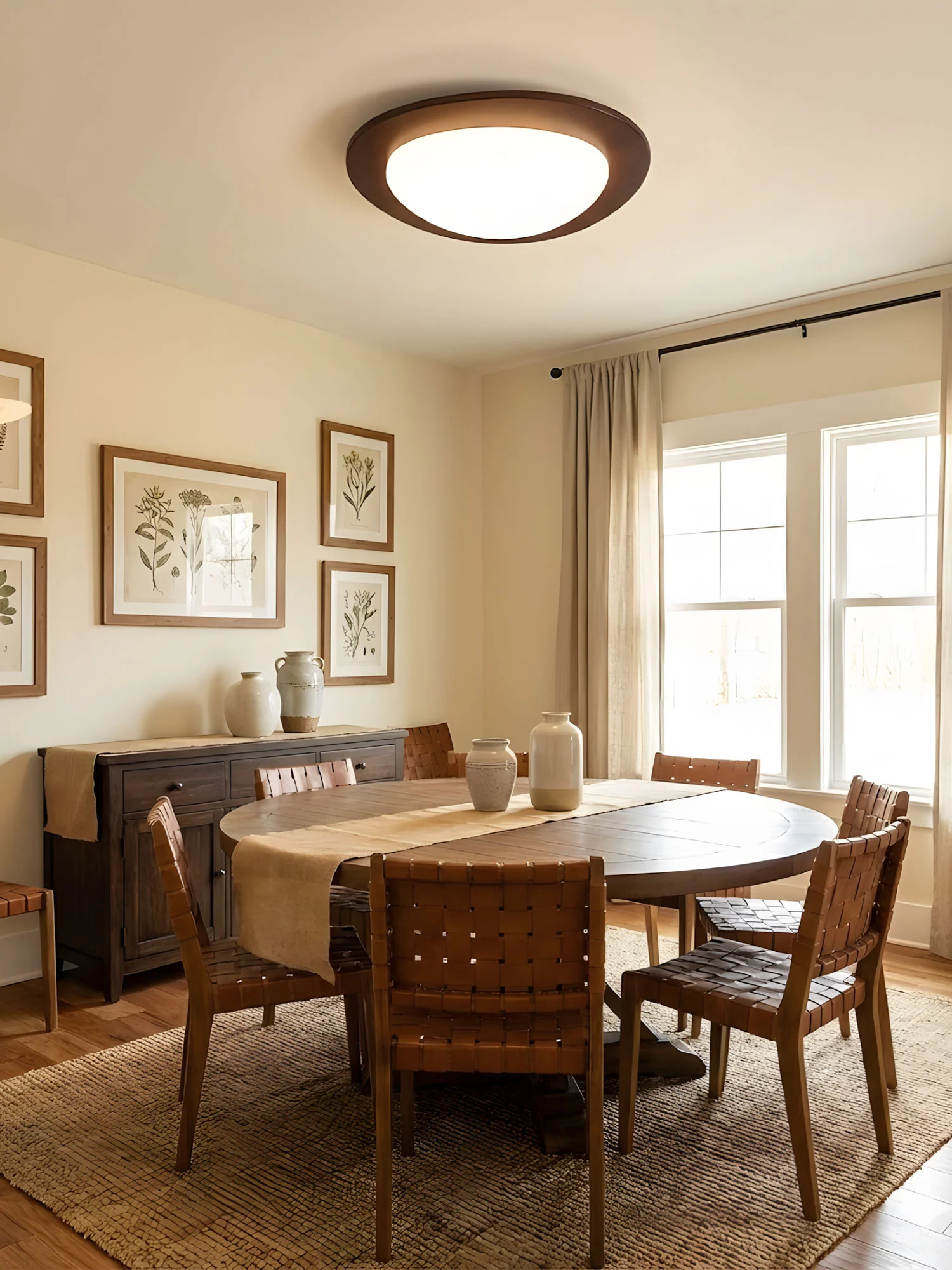 Pebble Wooden Ceiling Light - Image 7