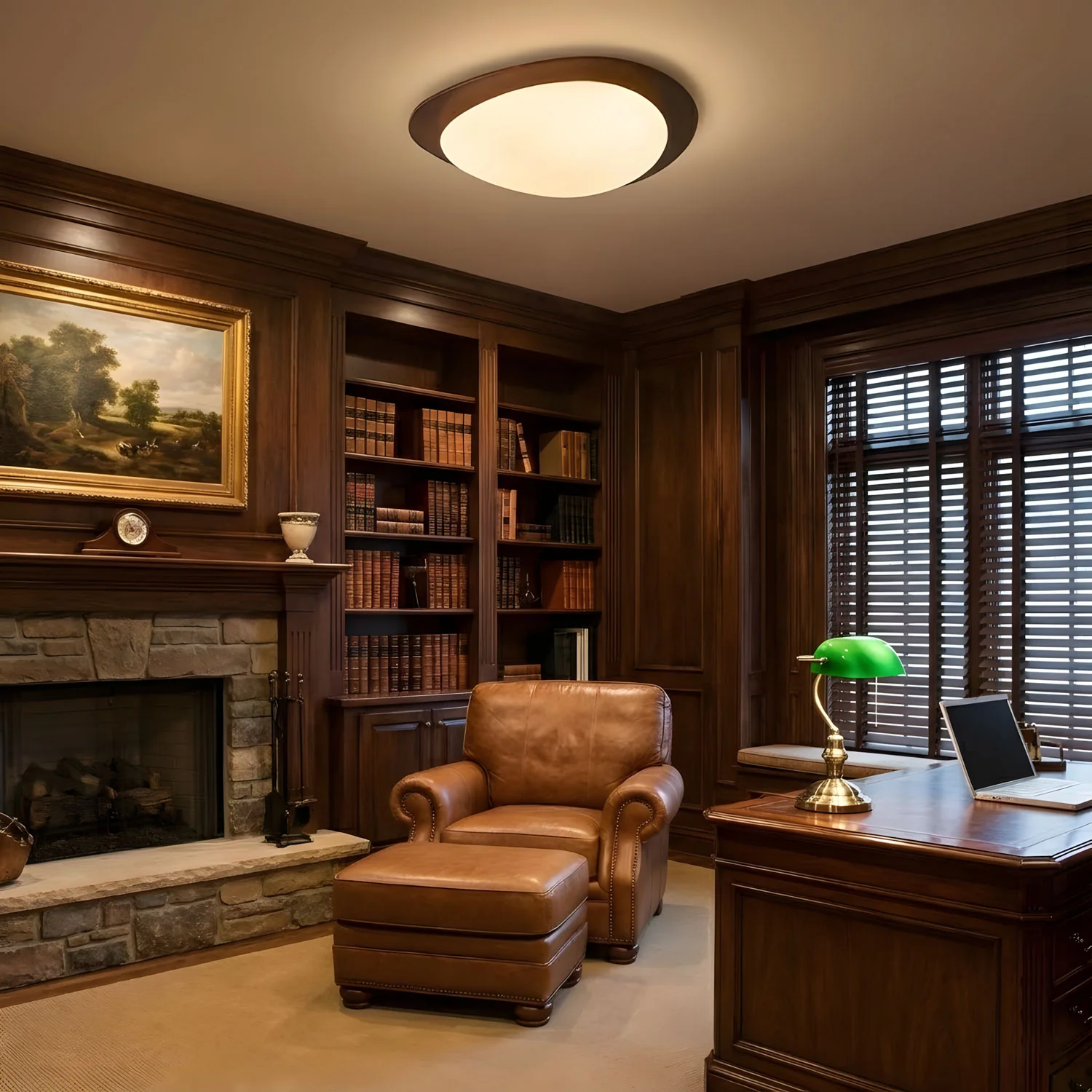 Pebble Wooden Ceiling Light - Image 9