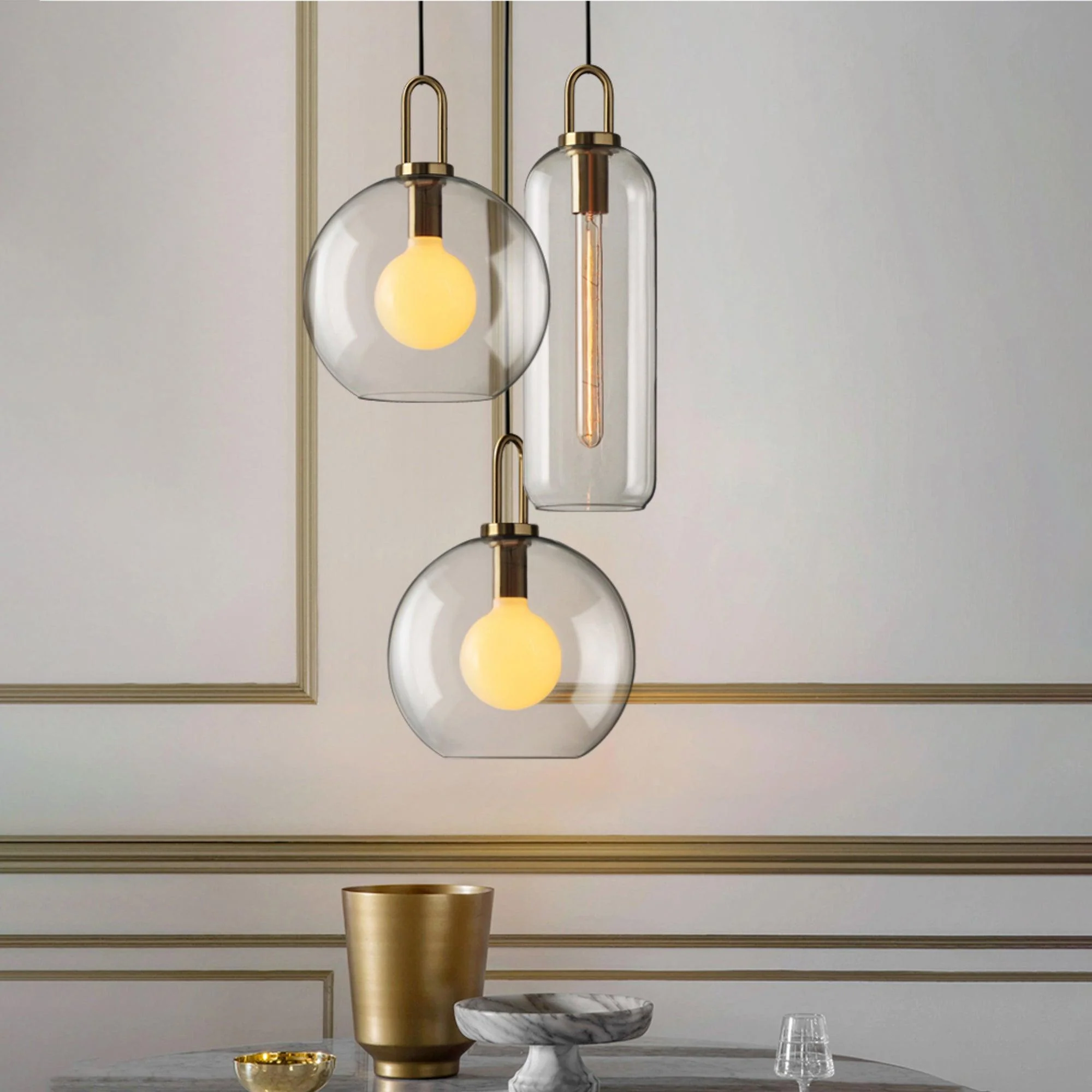 Pendulum Glass Pendant Lamp - Image 5