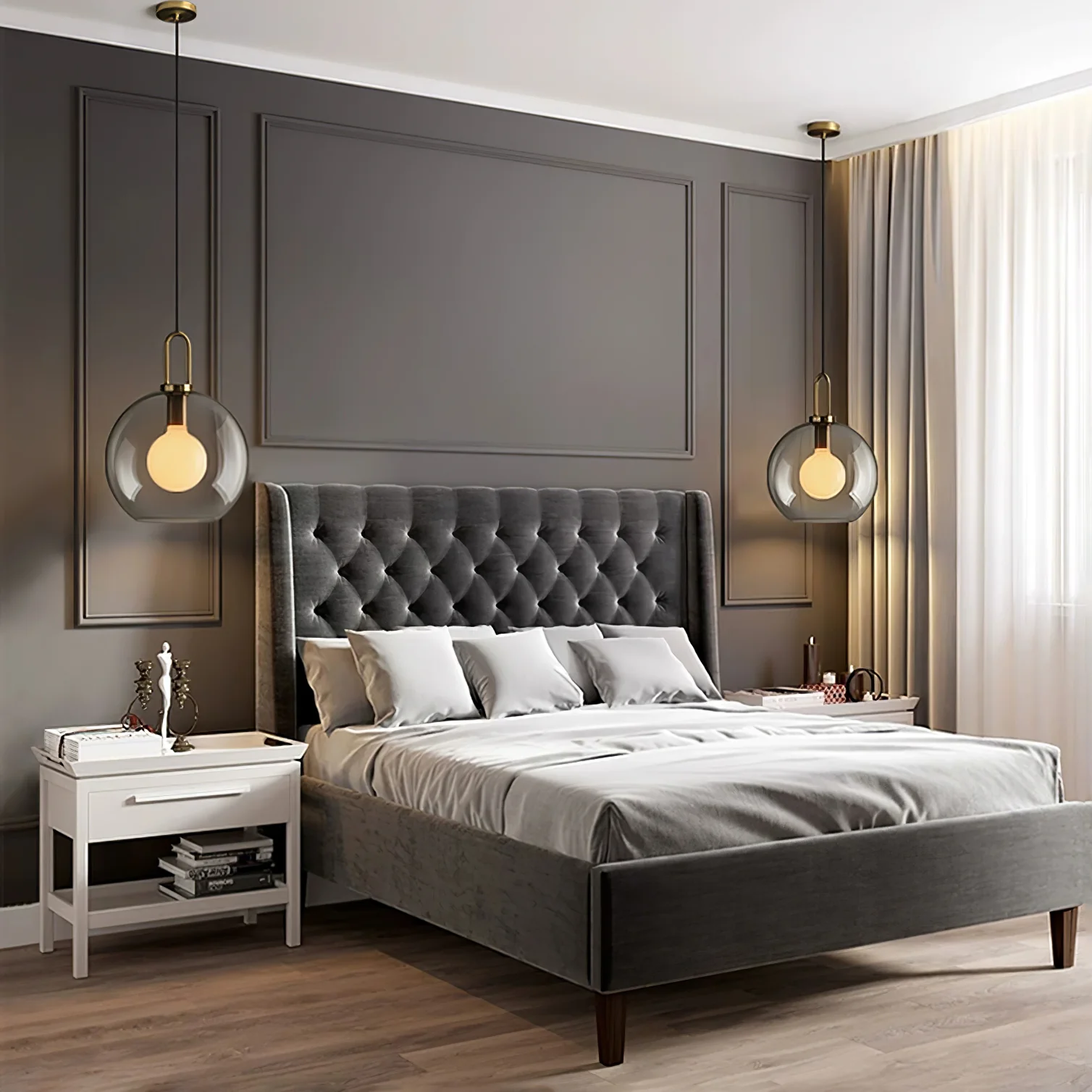 Pendulum Glass Pendant Lamp - Image 72