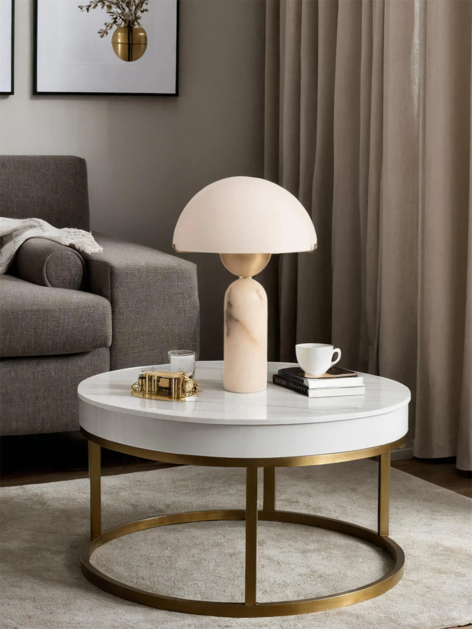 Peono Alabaster Table Lamp - Image 23