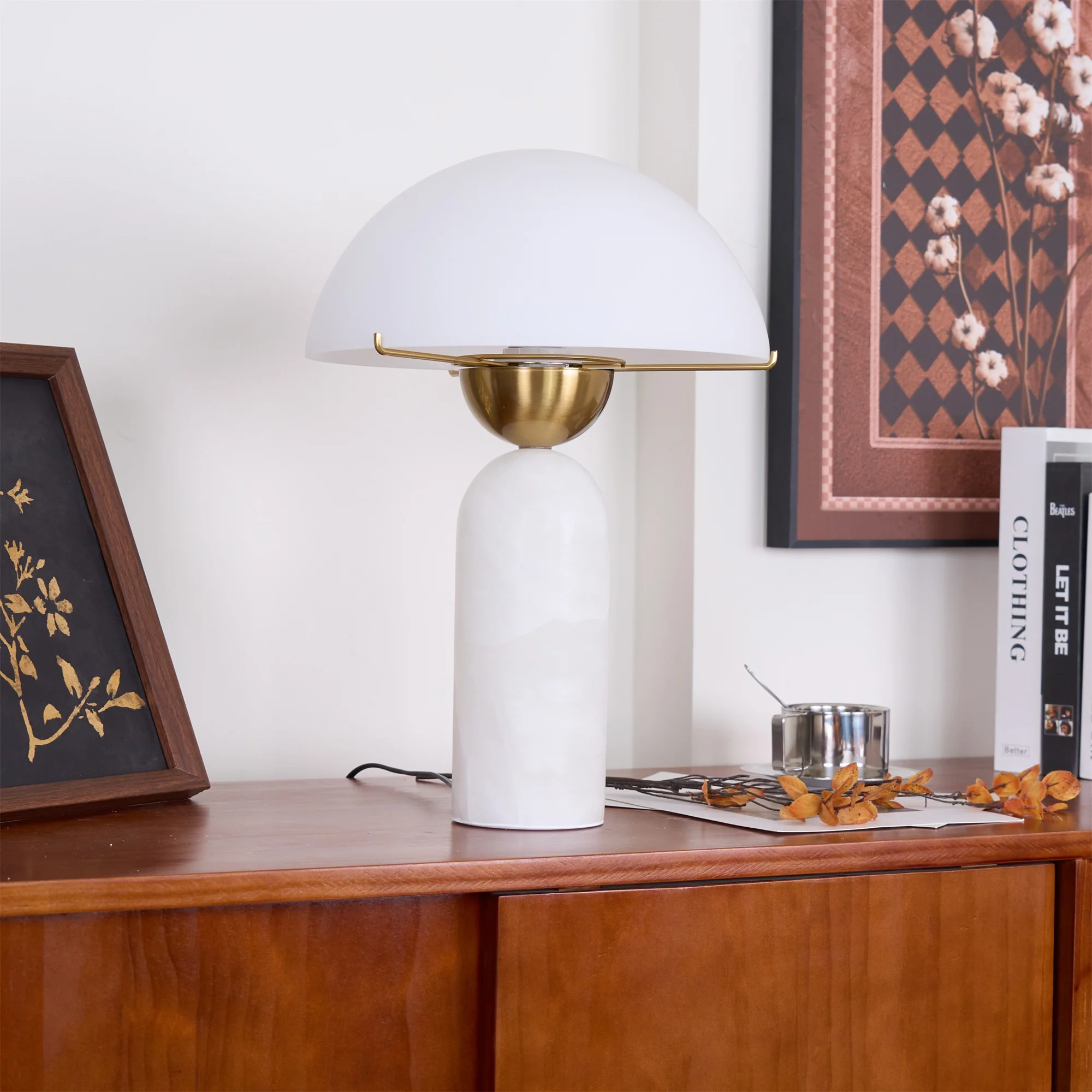 Peono Alabaster Table Lamp - Image 35