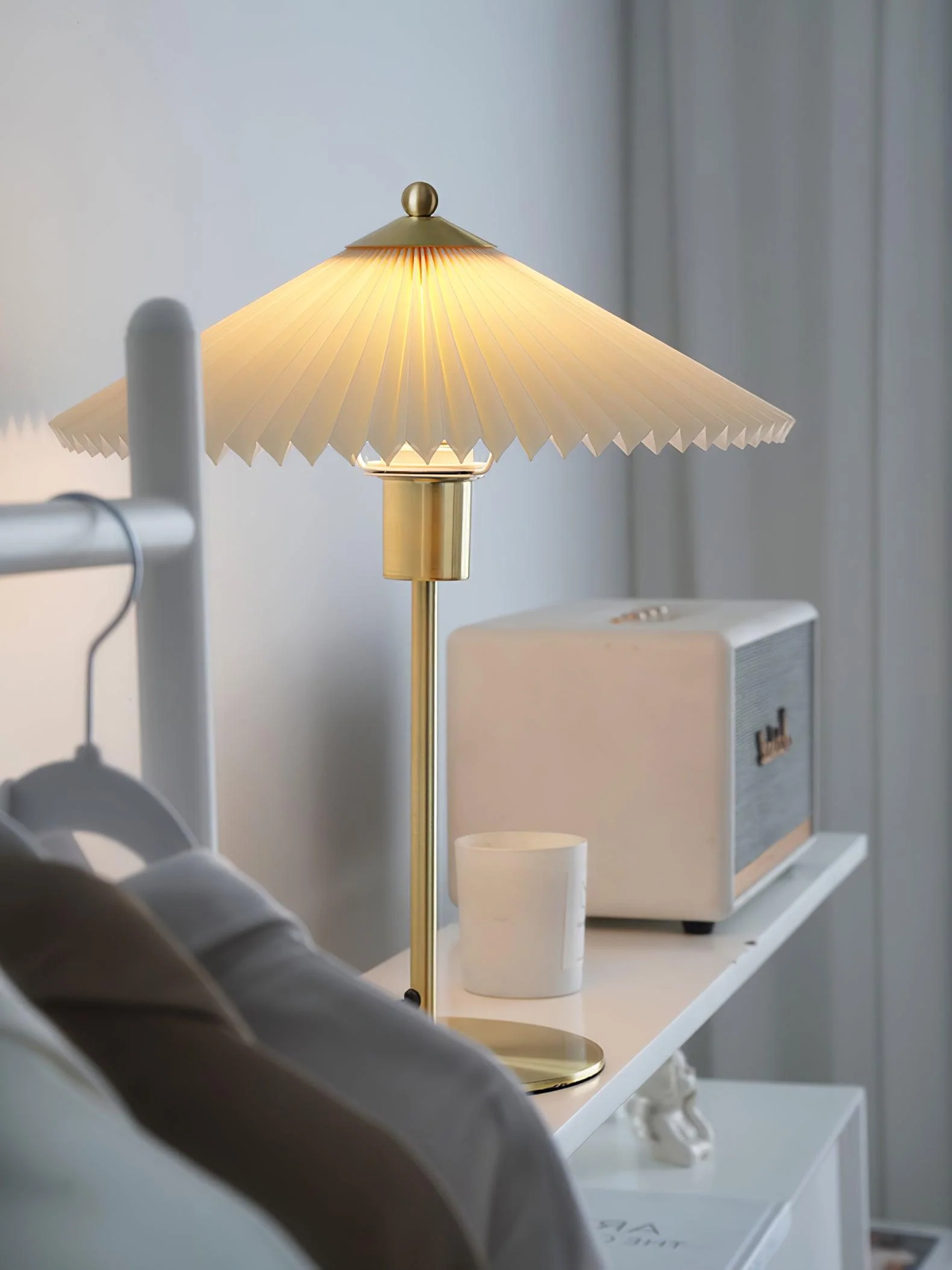 Perla Pleated Table Lamp - Image 18