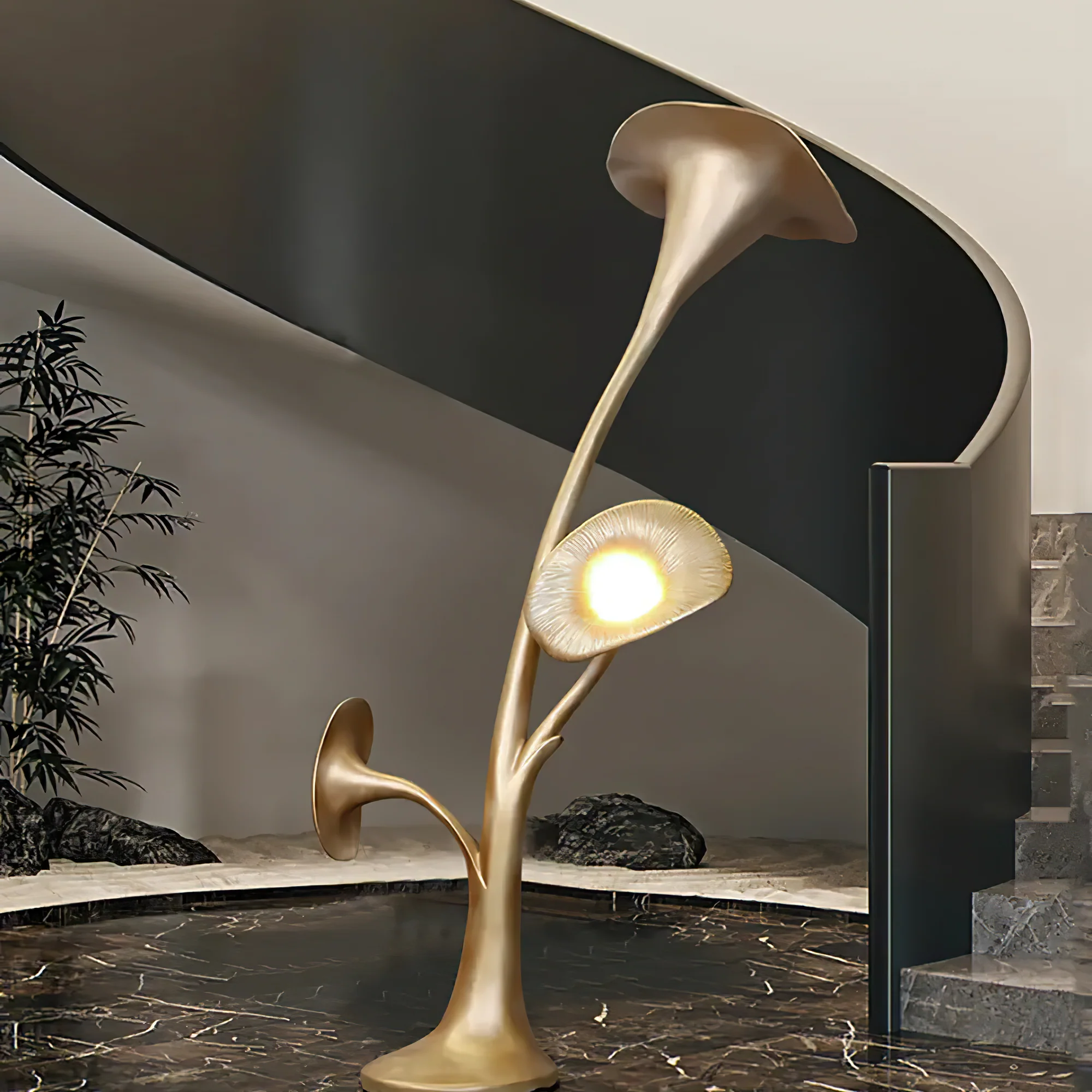 Petunia Sculpture Floor Lamp - Image 12