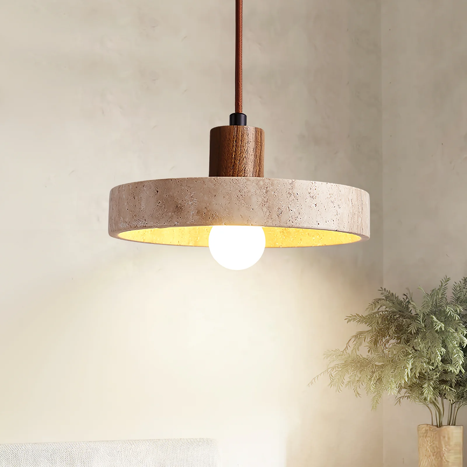 Piedra Travertine Pendant Light - Image 2
