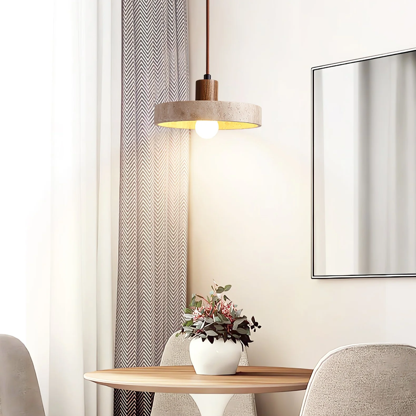 Piedra Travertine Pendant Light - Image 3