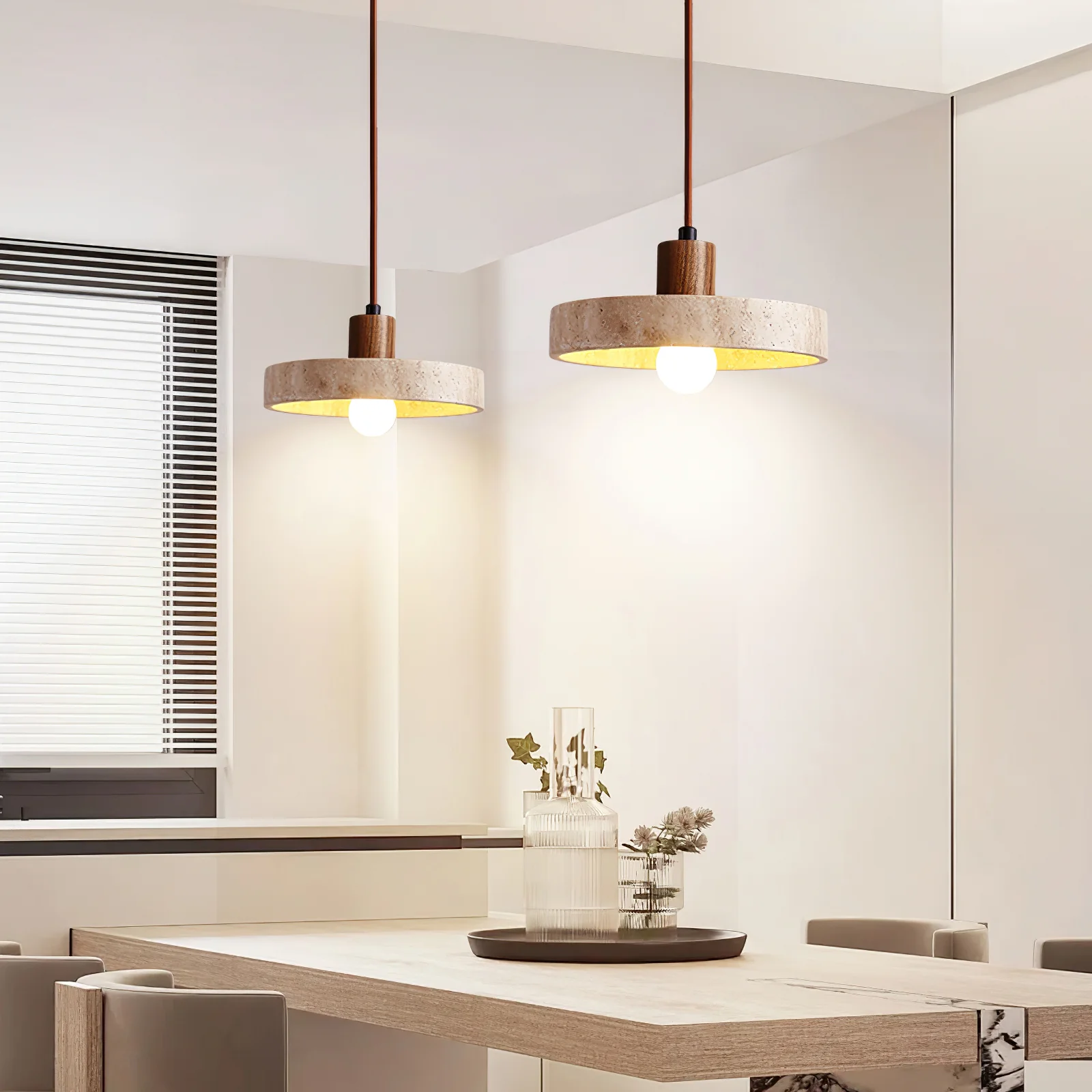 Piedra Travertine Pendant Light - Image 4