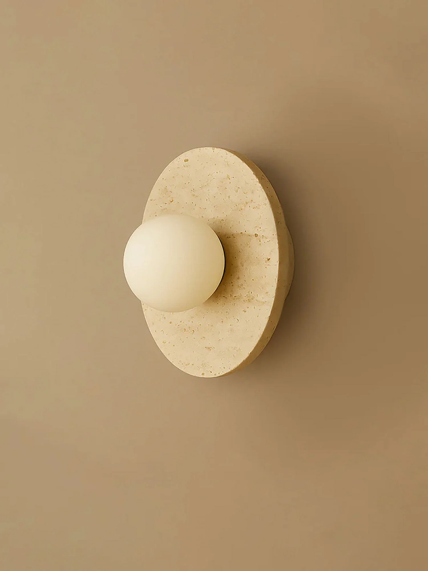 Pietraluna Round Stone Disc Wall Sconce - Image 12