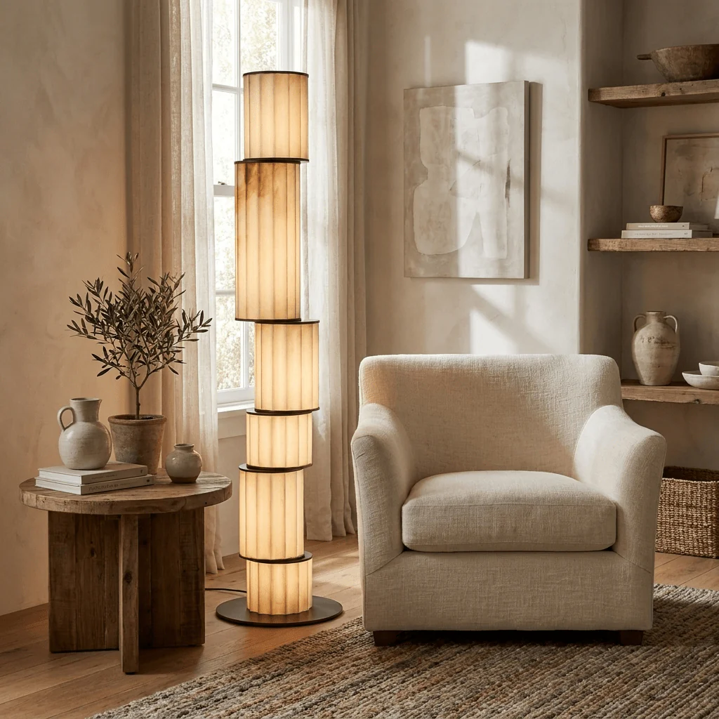 Pillar Alabaster Floor Lamp - Image 8