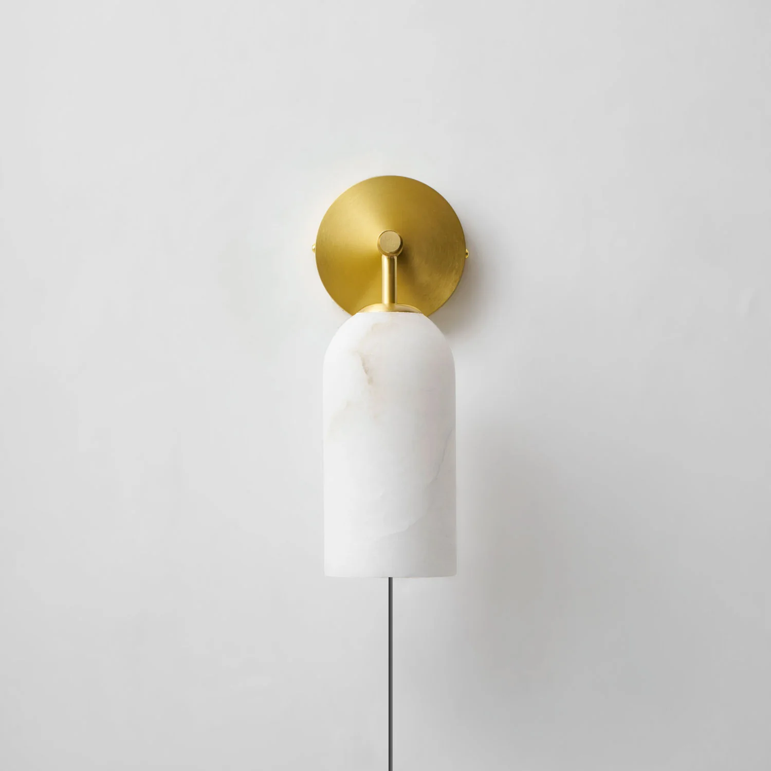 Pillar Alabaster Plug-in Wall Sconce - Image 9